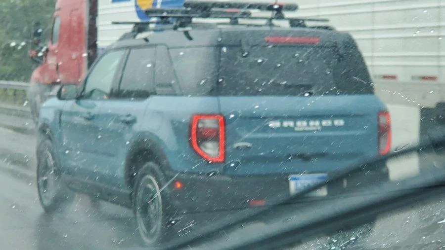 Ford Bronco Area 51 thread Area 51 Bronco Sport in the rain overcast cloudy