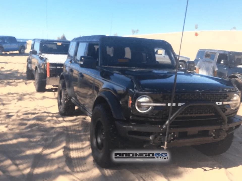 Ford Bronco More Broncos testing at Silver Lake Sand Dunes 1599141601341