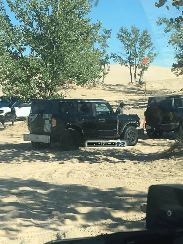Ford Bronco More Broncos testing at Silver Lake Sand Dunes 1599141637423