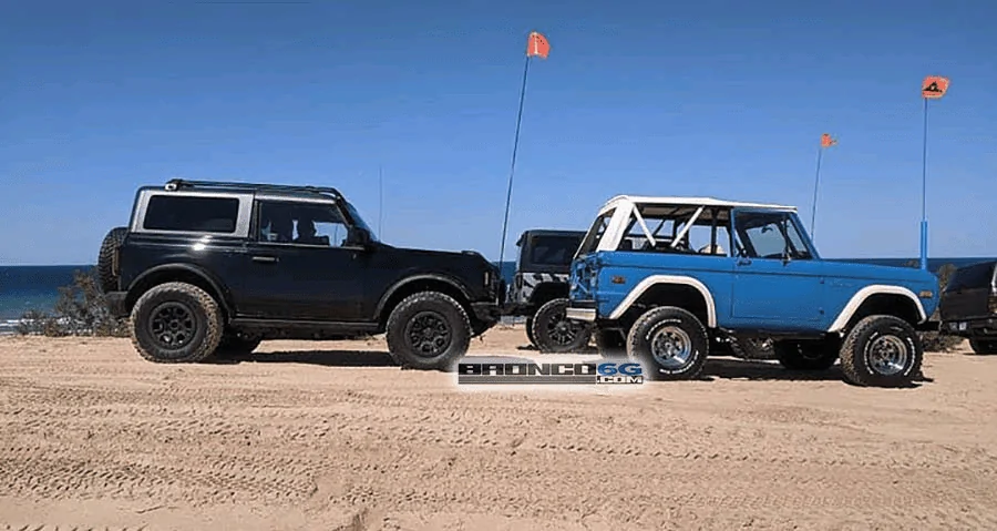 Ford Bronco More Broncos testing at Silver Lake Sand Dunes 1599152080502