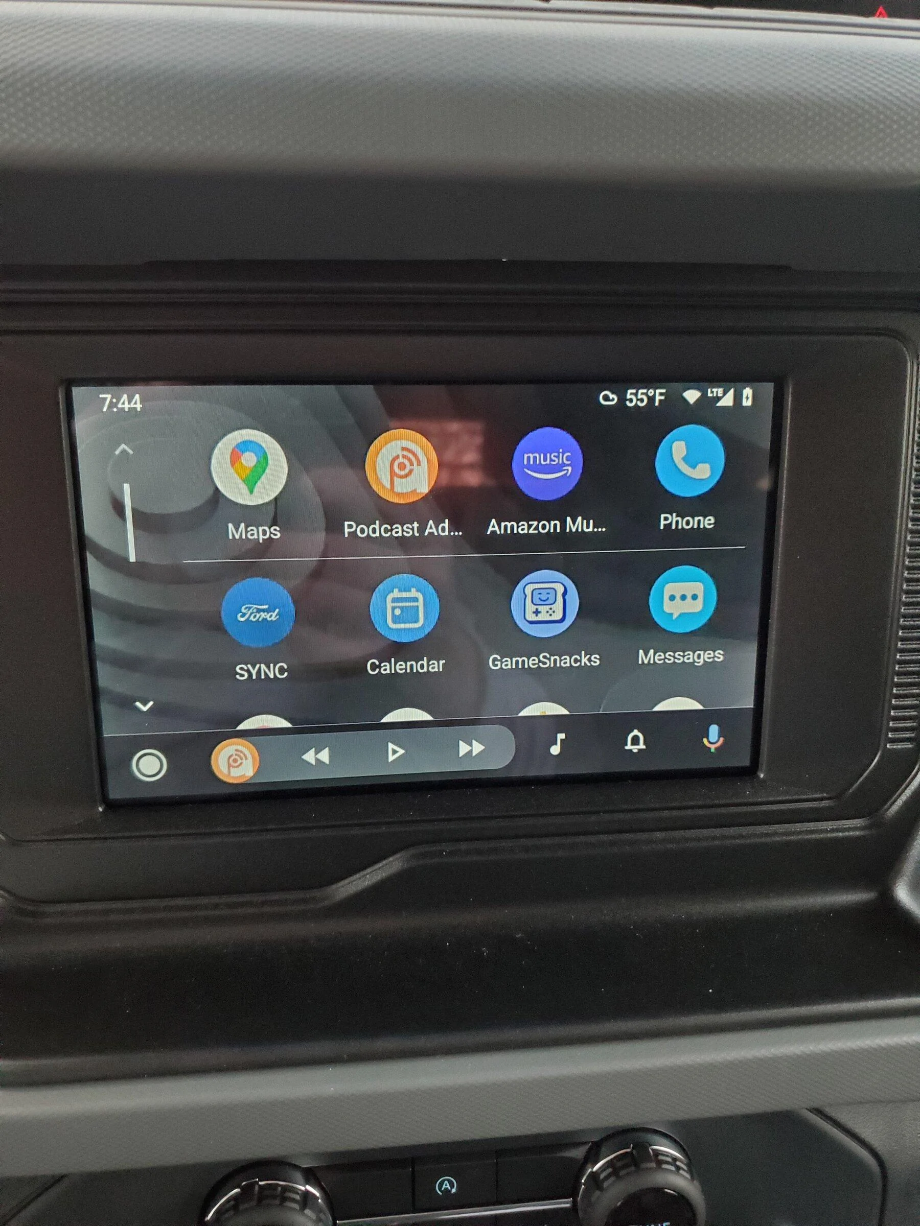 Ford Bronco Android Auto return to home screen? 16509338534565897409417074166806