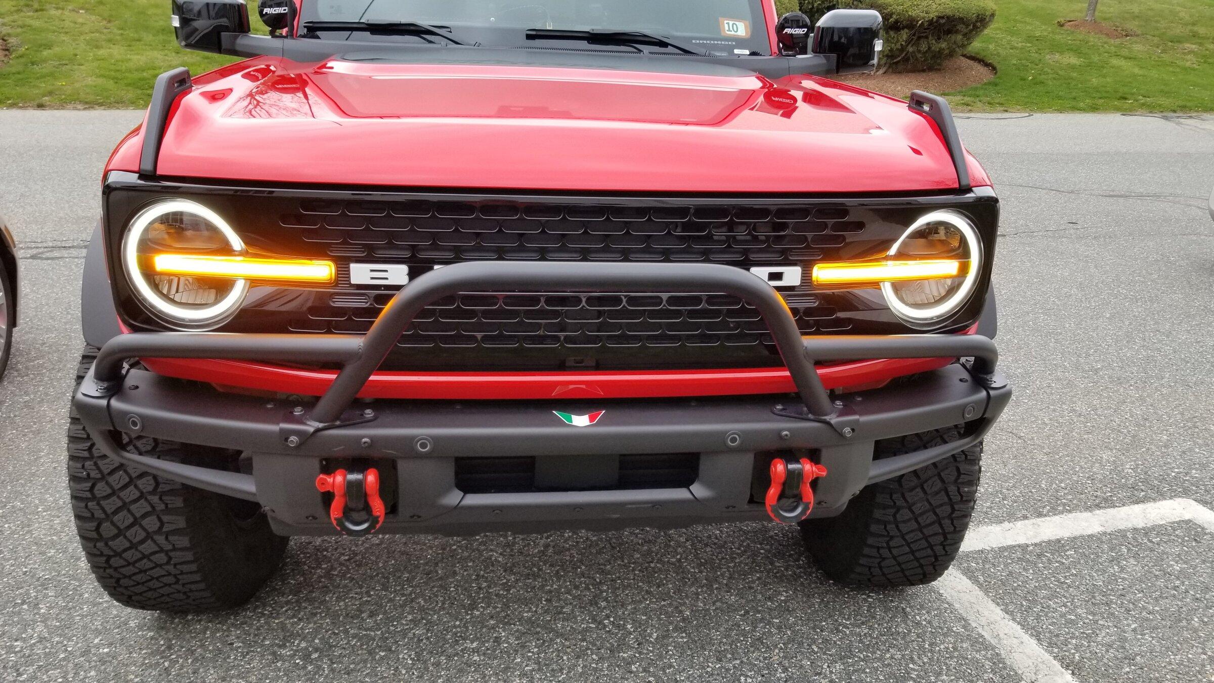 Ford Bronco Amber Directionals lights