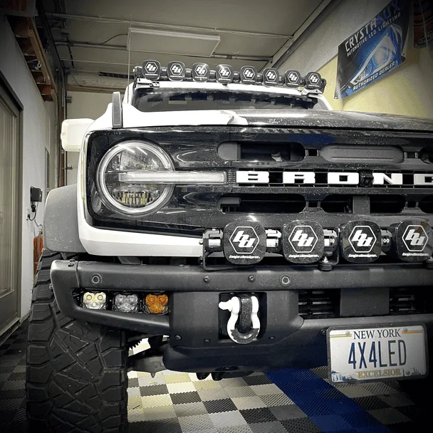 Ford Bronco Morimoto 4 Banger LED Pods 1651005372404