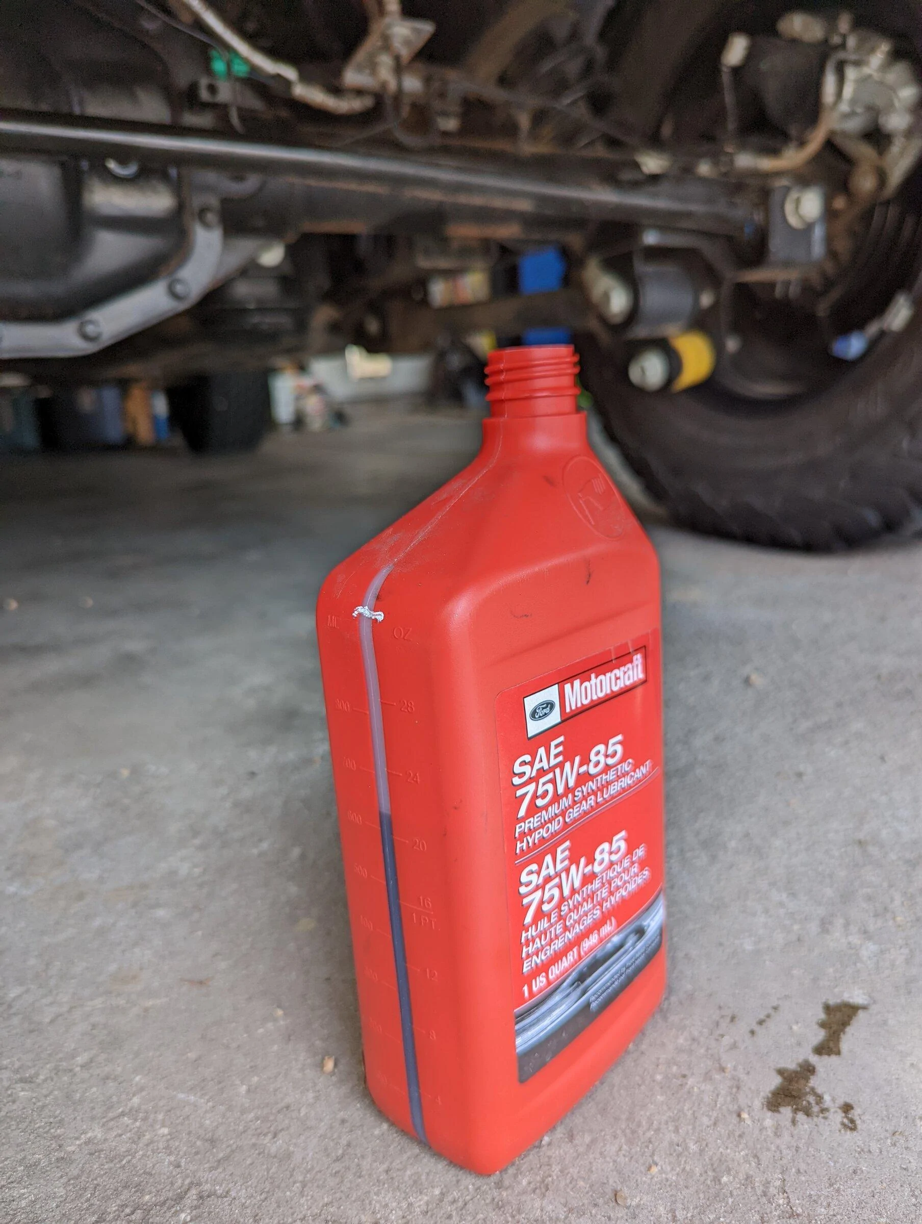 Ford Bronco Double check your rear diff factory fluid level. PXL_20220426_180024533