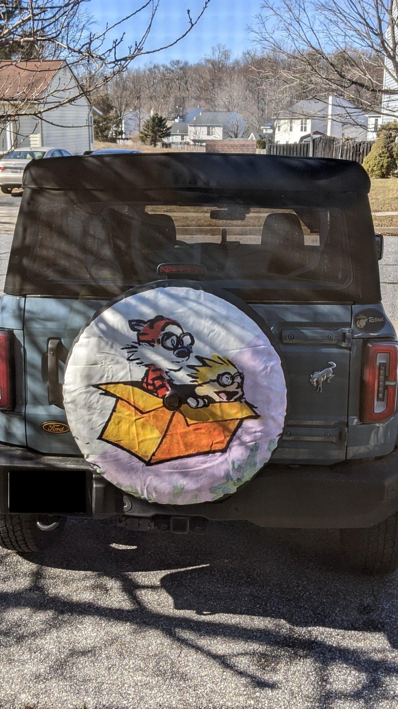 Ford Bronco How to protect exposed spare tire from the elements?? Bronco_tire cover