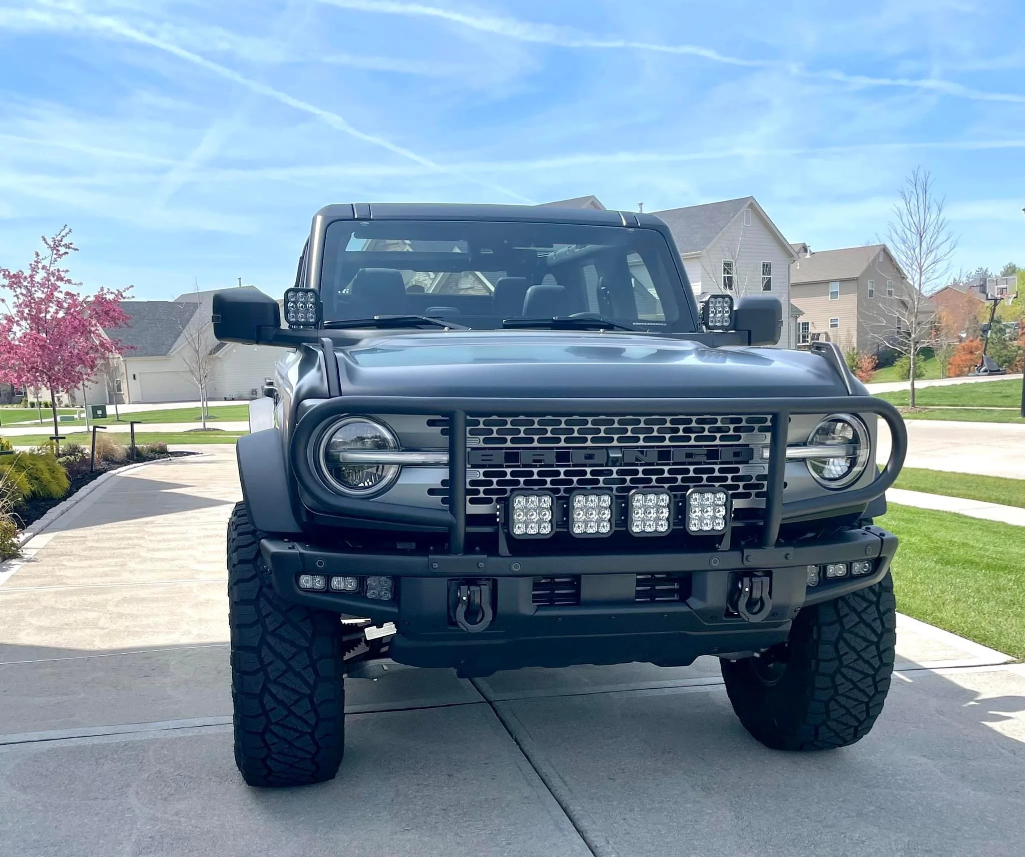 Ford Bronco Stealth Bronco Build With Custom Grill Guard, 37's, 2.5" Lift, Icon Wheels XPEL Stealth Bronco Build 7