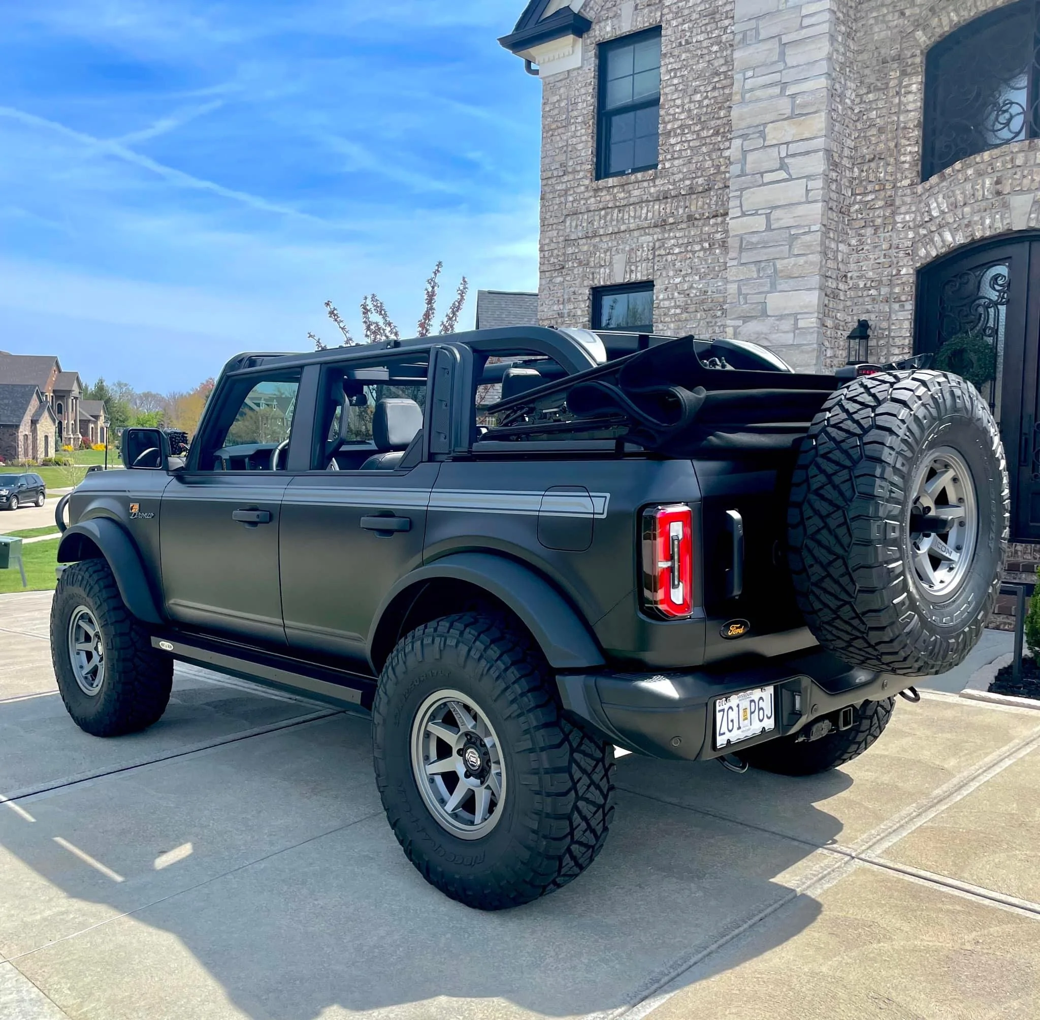 Ford Bronco Stealth Bronco Build With Custom Grill Guard, 37's, 2.5" Lift, Icon Wheels XPEL Stealth Bronco Build 4