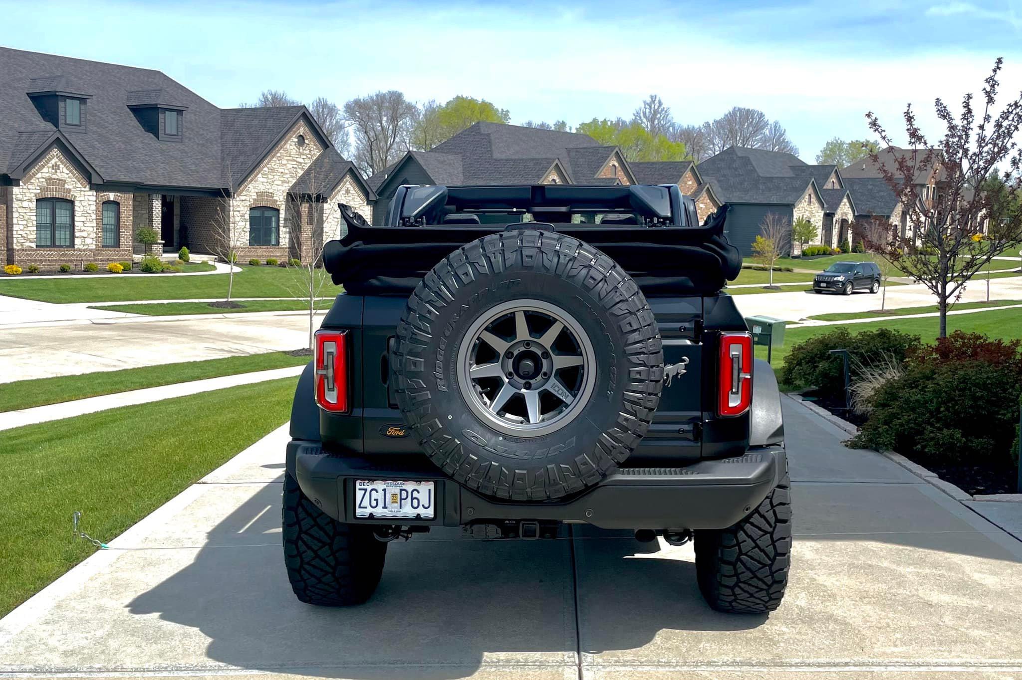 Ford Bronco Stealth Bronco Build With Custom Grill Guard, 37's, 2.5" Lift, Icon Wheels XPEL Stealth Bronco Build 3
