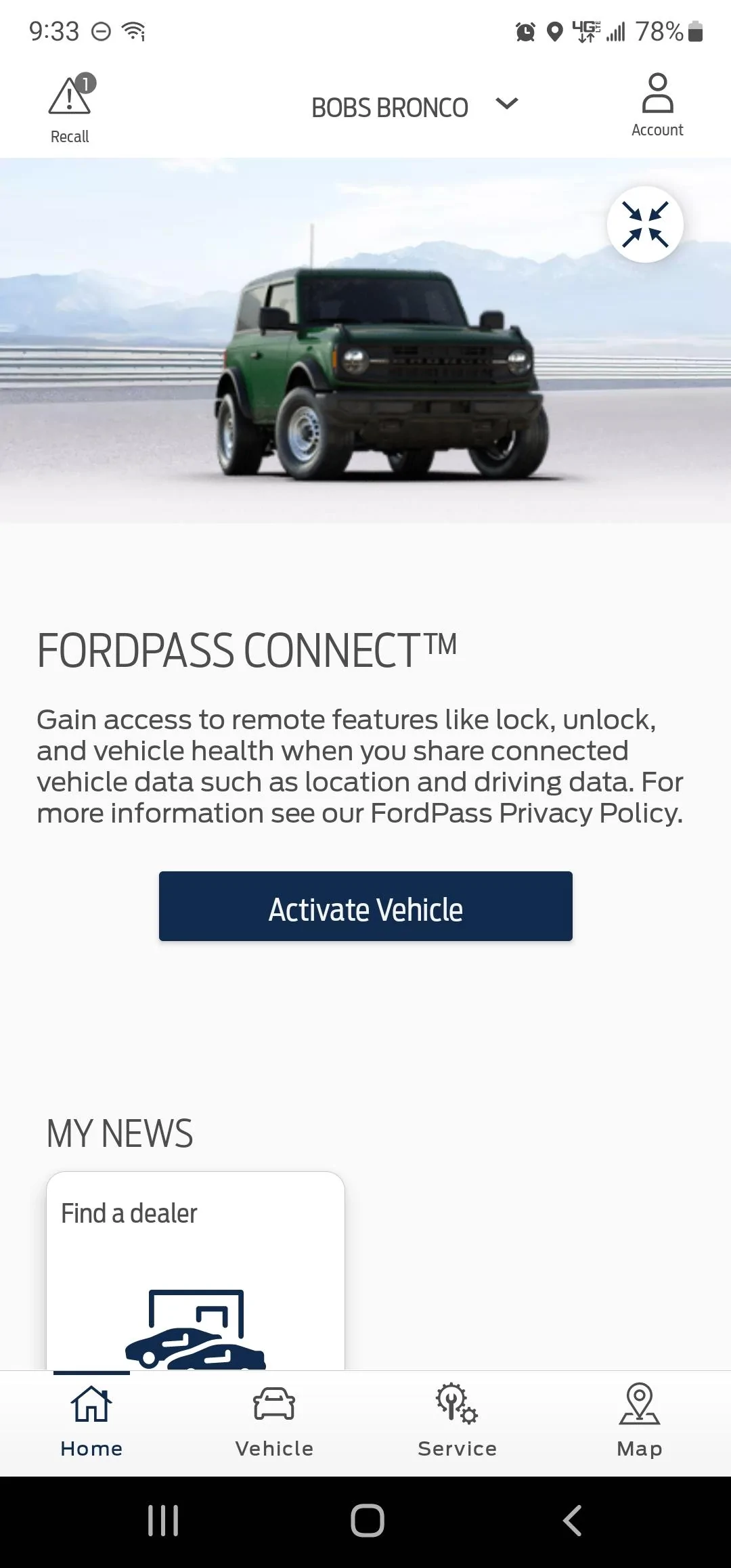 Ford Bronco FordPass App question Screenshot_20220427-213315_FordPass