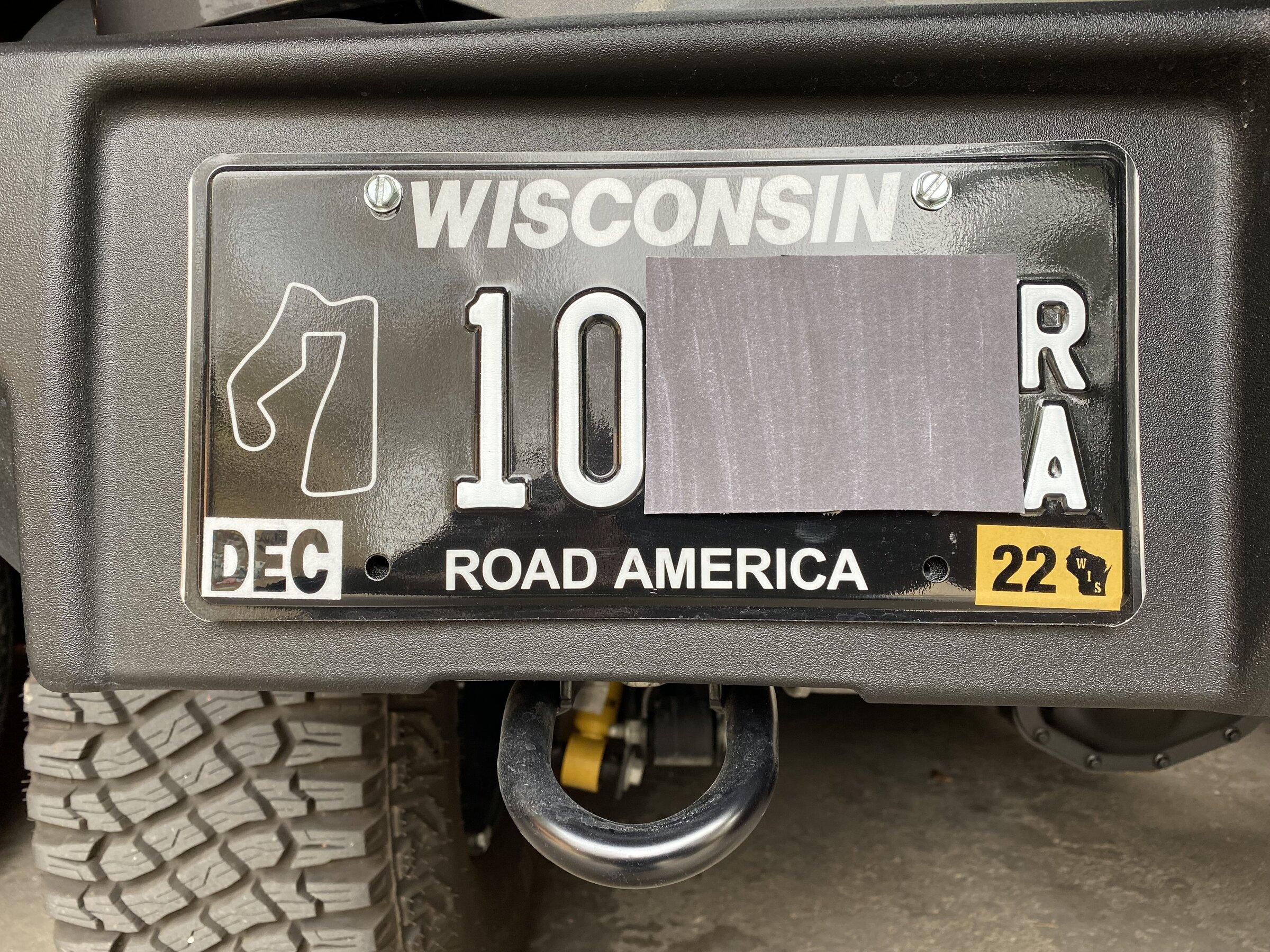 Ford Bronco Random Accessories plate
