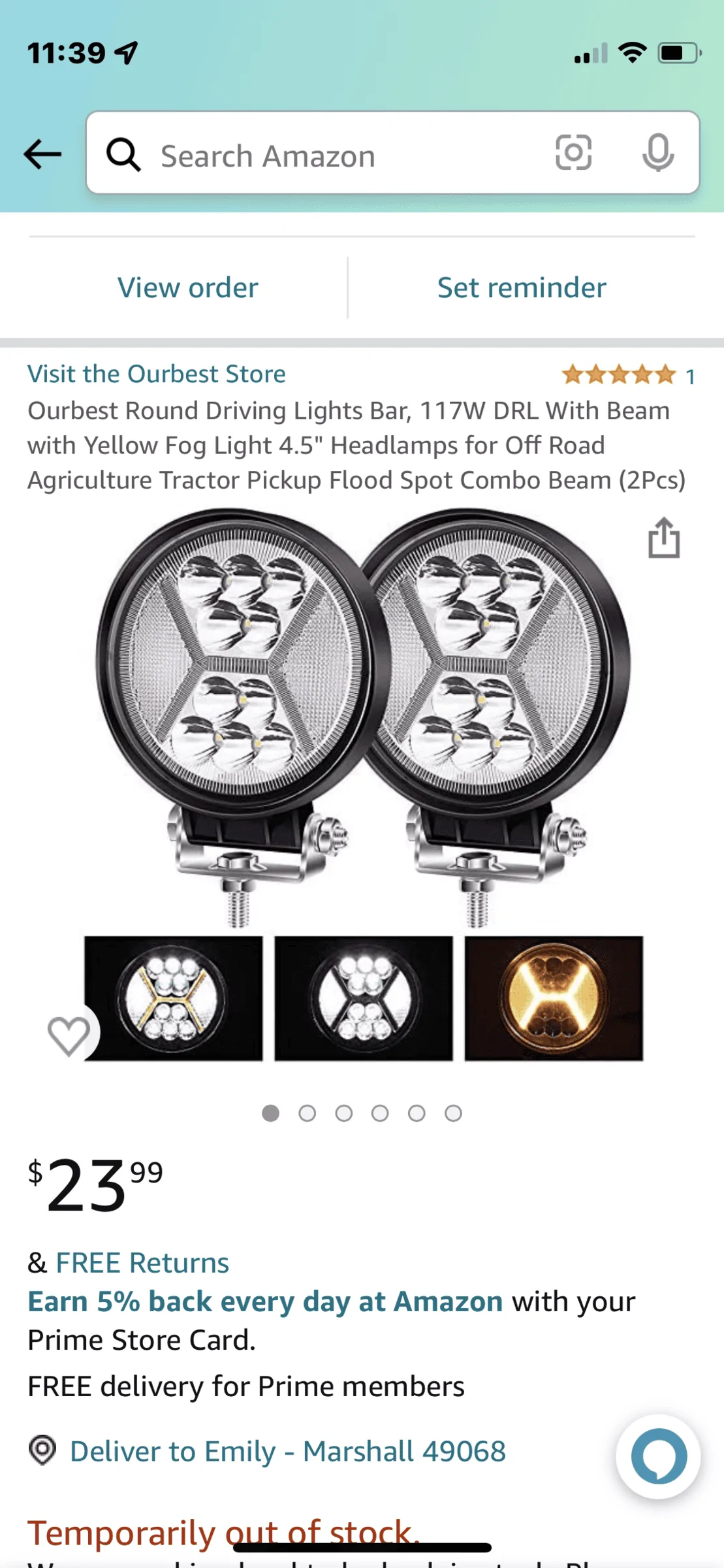 Ford Bronco Cheap ditch lights installed. 2E13A689-032B-44F7-9DD0-502C2151DF47