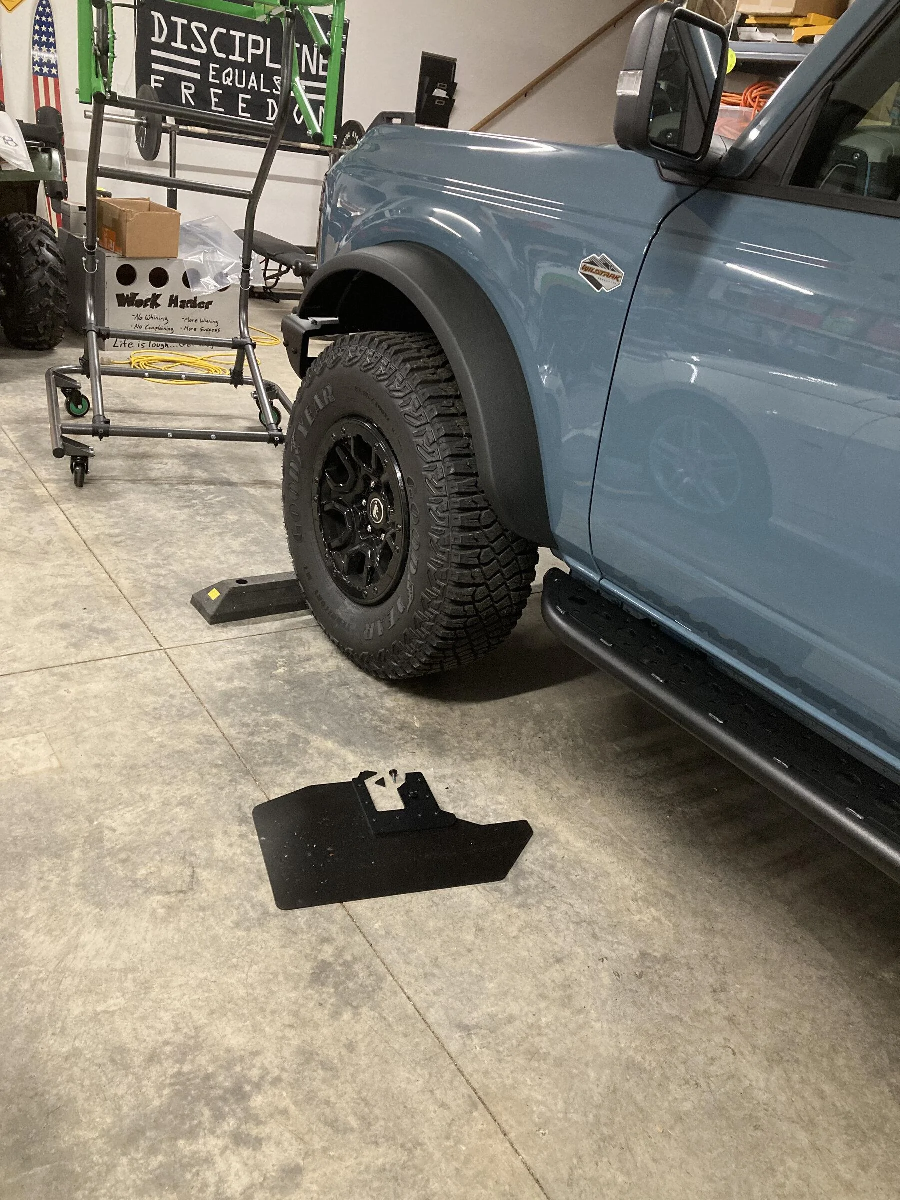 Ford Bronco Rokblokz mudflaps installed on Bronco 7AF309E9-7DCF-4C6E-8994-629312D77153