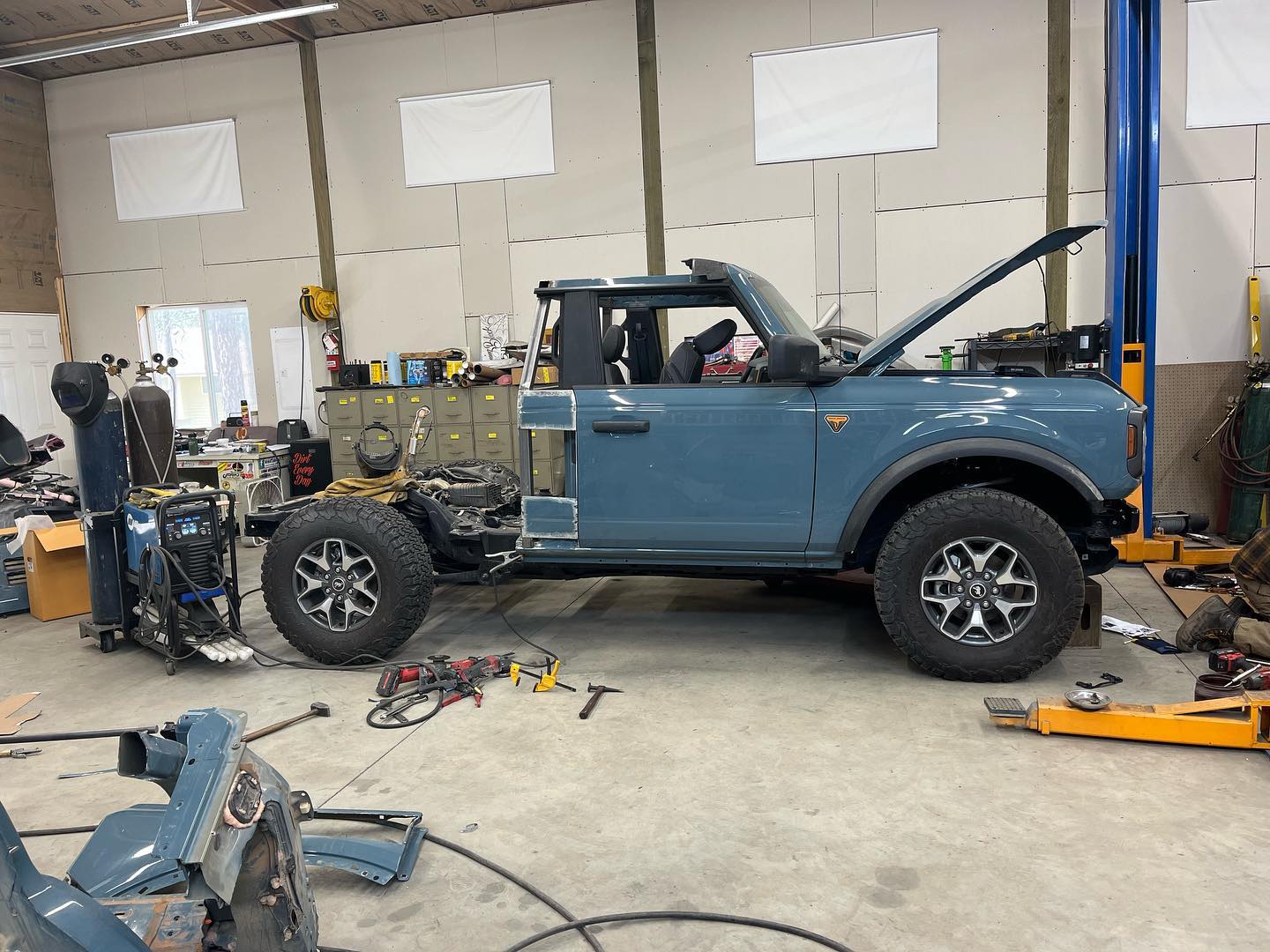 Ford Bronco Home brewed Bronco pickup. bronco truck
