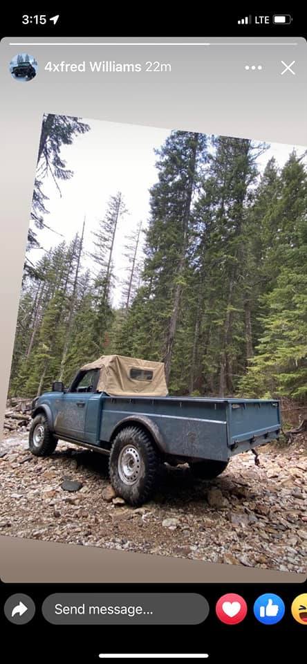 Ford Bronco Home brewed Bronco pickup. bronco truck2