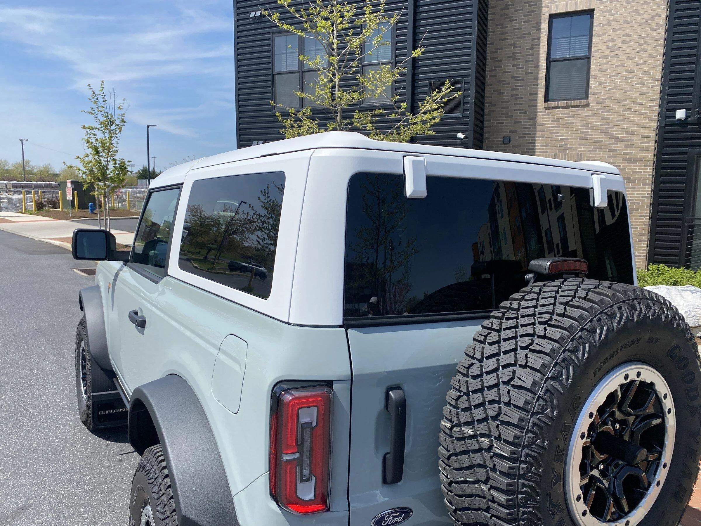 Ford Bronco Finished - White Vinyl Wrap MIC Hard Top (w/ New Closeup Pics) 6F48E740-E368-4783-801D-641528A79ADD