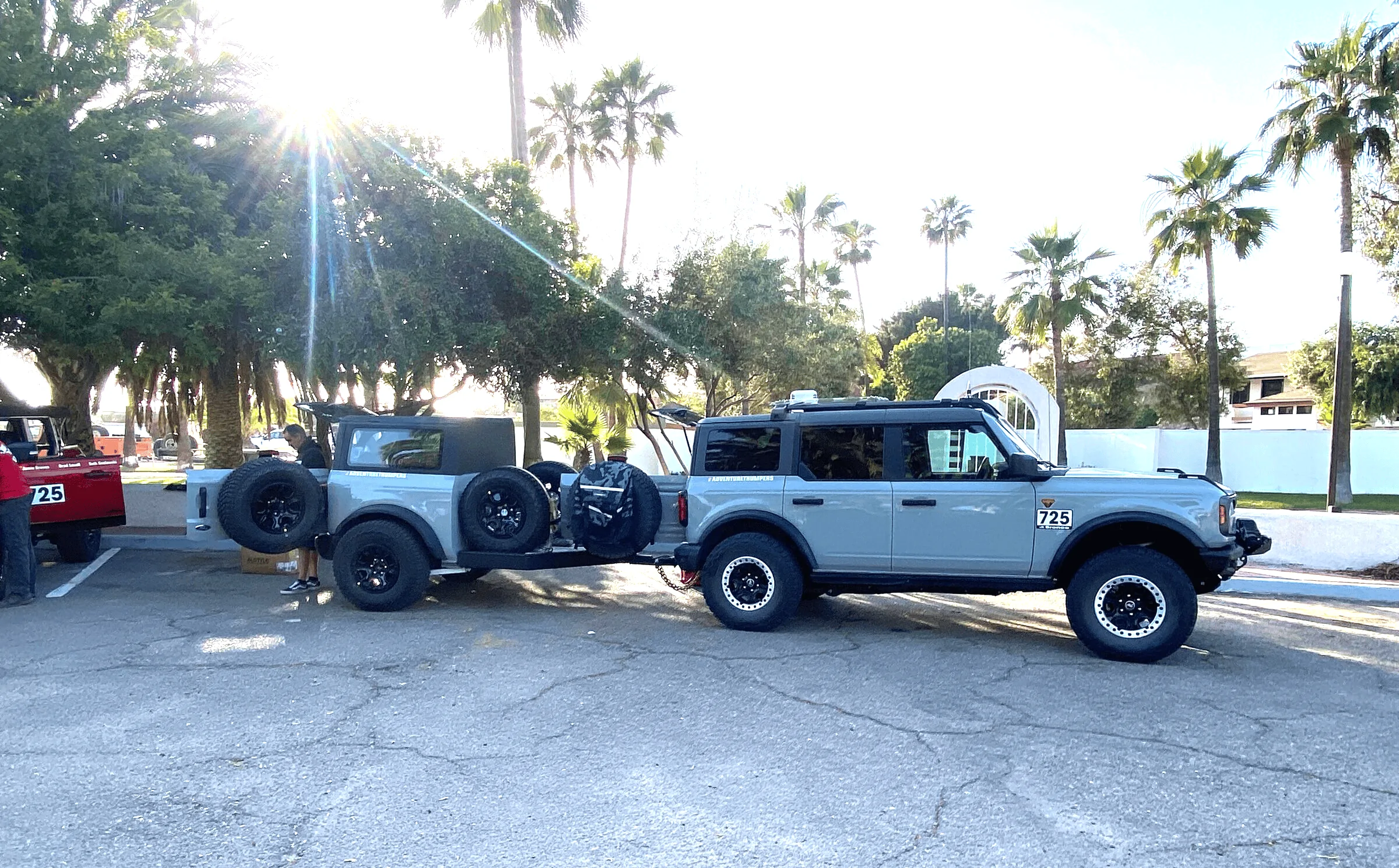 Ford Bronco 2022 NORRA Mexican 1000 -  Stock Bronco WildTrak #725 w/ Support From Custom Bronco Trailer! 3beab3f5-3f18-48c3-b78a-7d6c7c0a6973-png