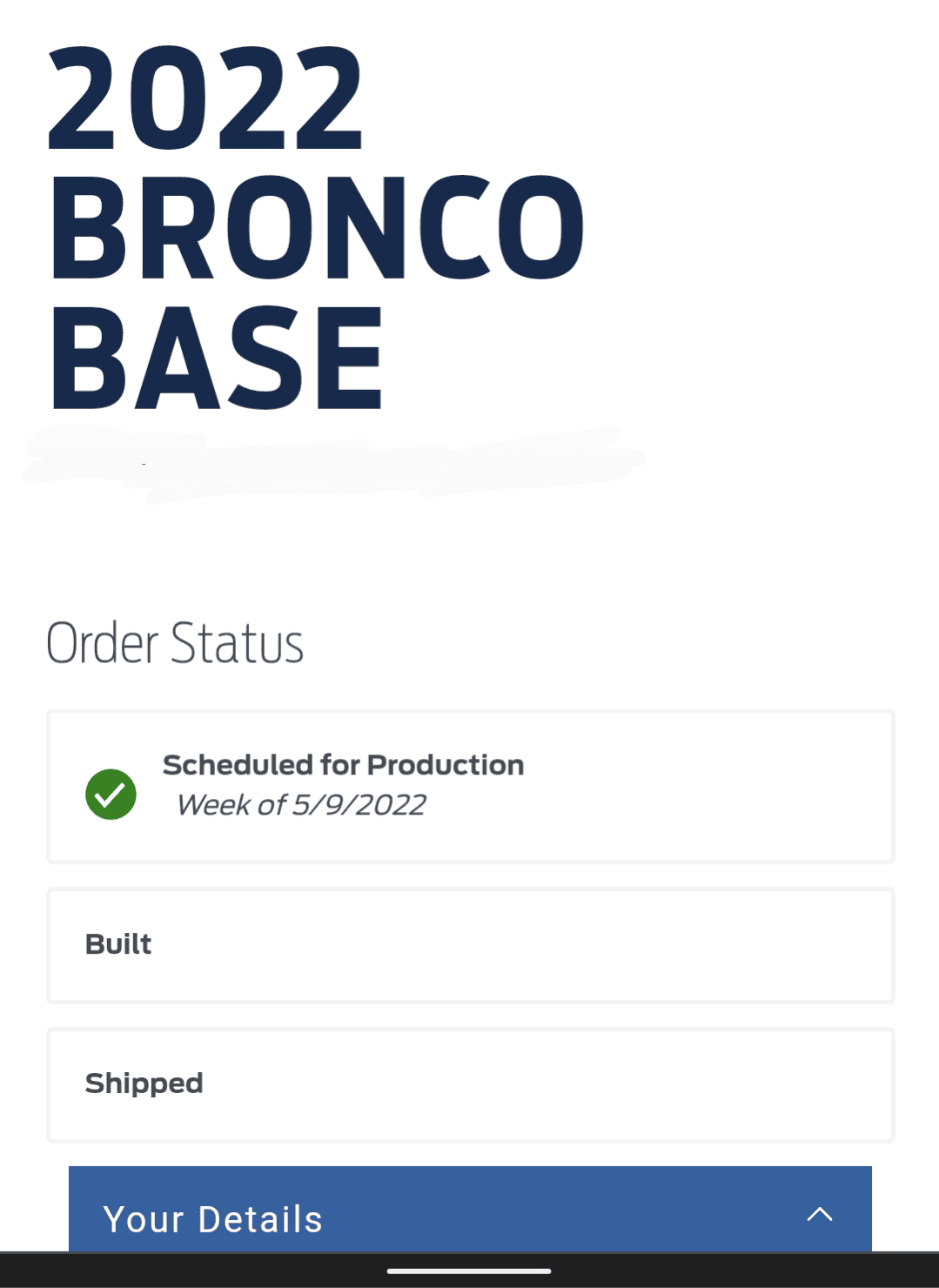 Ford Bronco 5/9 Build Week group. (ManSquatch Week) Screenshot_20220502-141320