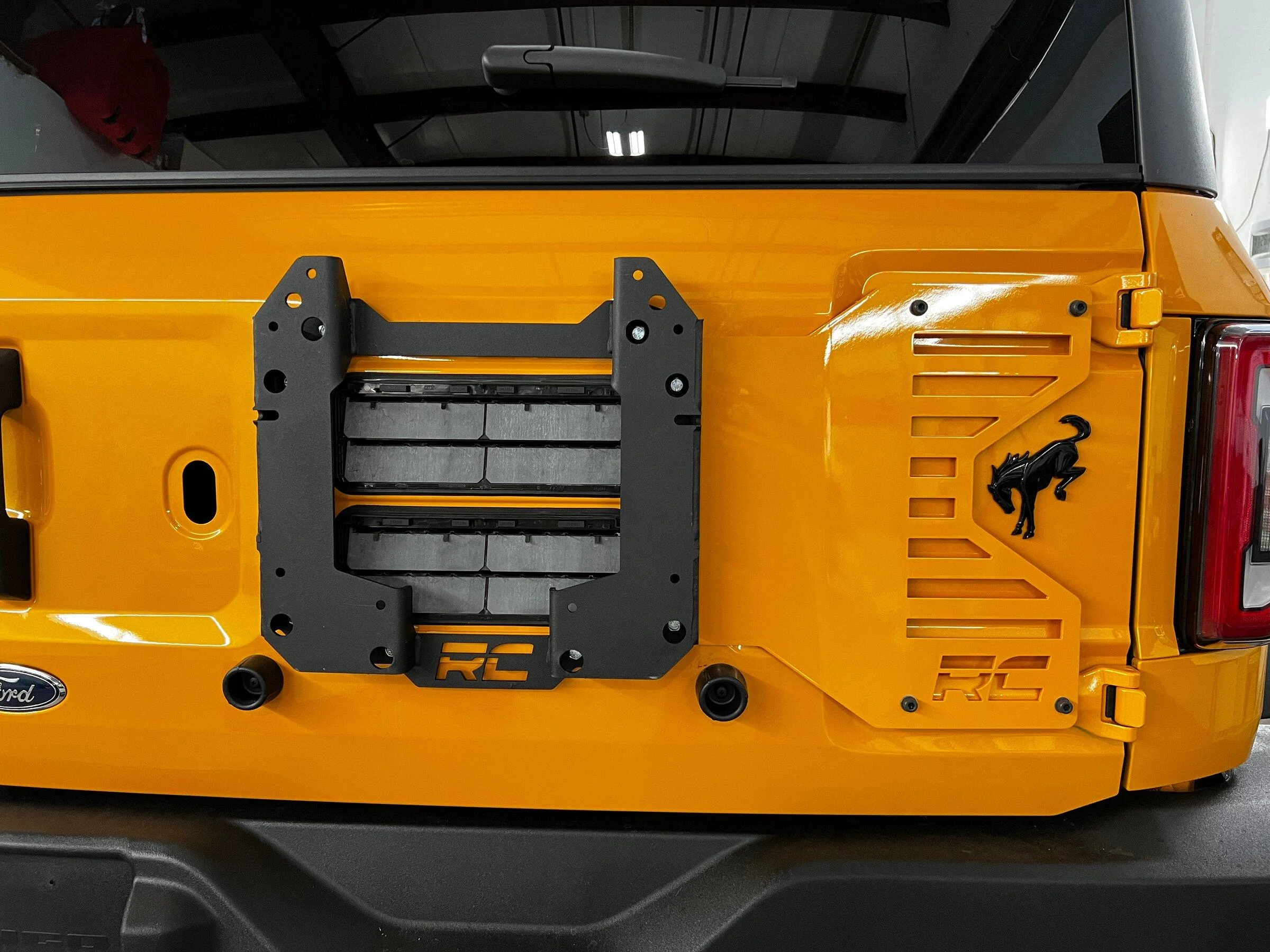 Ford Bronco Anyone install Rough Country Tailgate Reinforcement? paintedtailgatereinforcement
