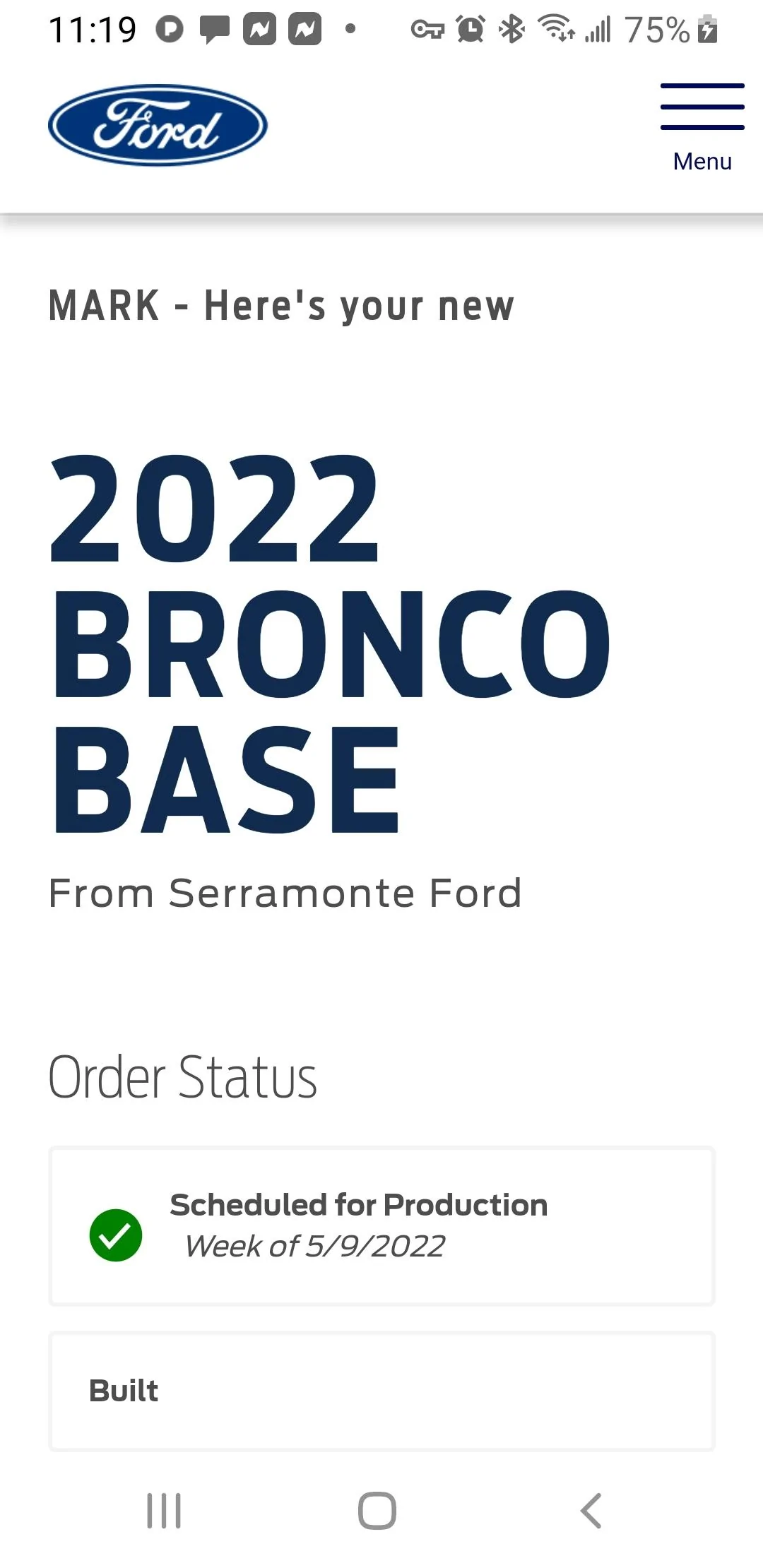 Ford Bronco 5/9 Build Week group. (ManSquatch Week) Screenshot_20220502-111933_Samsung Internet