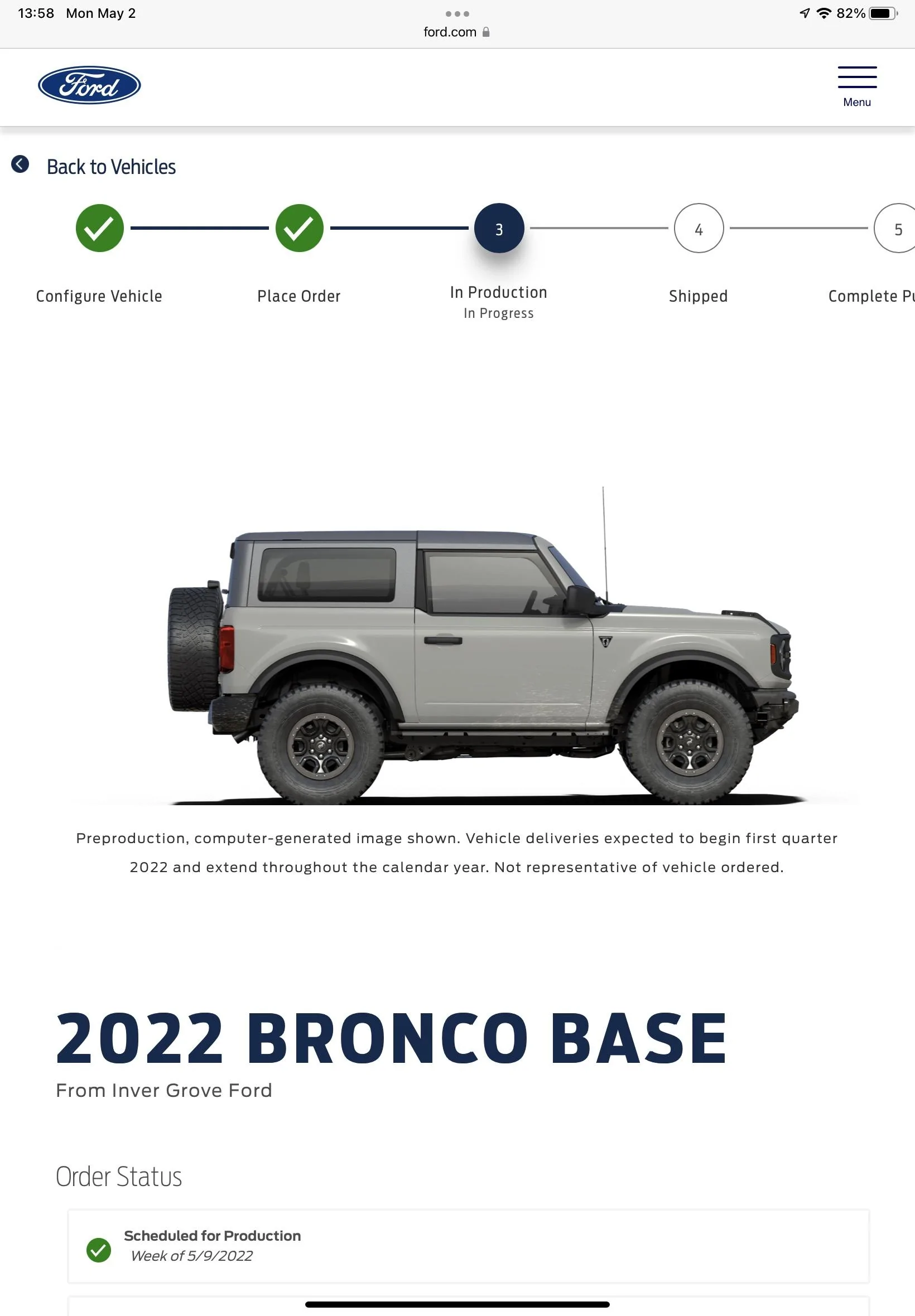 Ford Bronco 5/9 Build Week group. (ManSquatch Week) 1651518087226