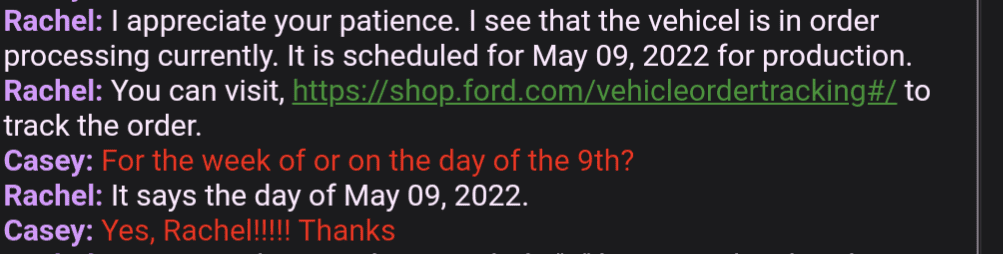 Ford Bronco 5/9 Build Week group. (ManSquatch Week) Screenshot_20220502-162208