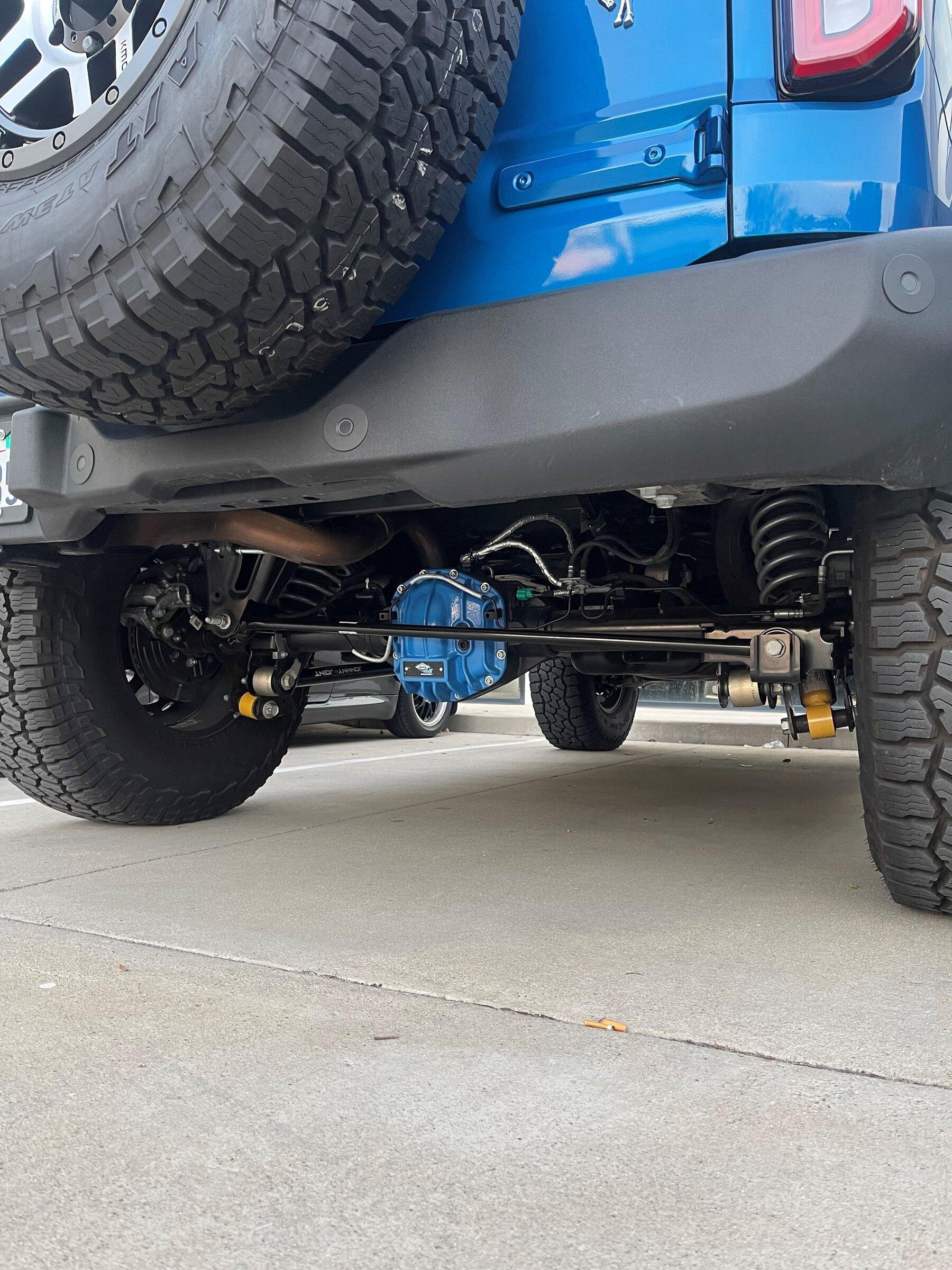 Ford Bronco Double check your rear diff factory fluid level. Bronco_RearCover