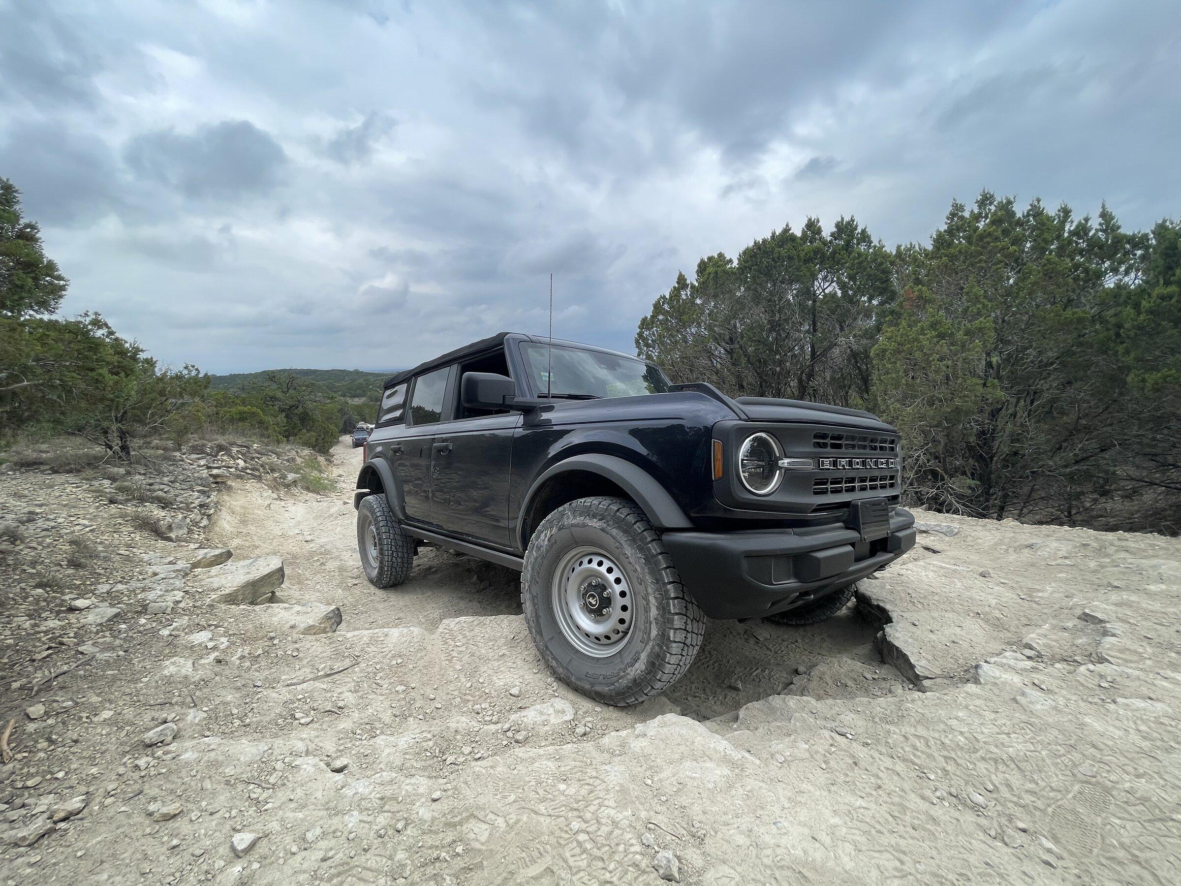 Ford Bronco A couple different Bronco trims testing out 4x4! E37B4C5C-71E3-4D88-9F5B-2CCF0BDF34F0