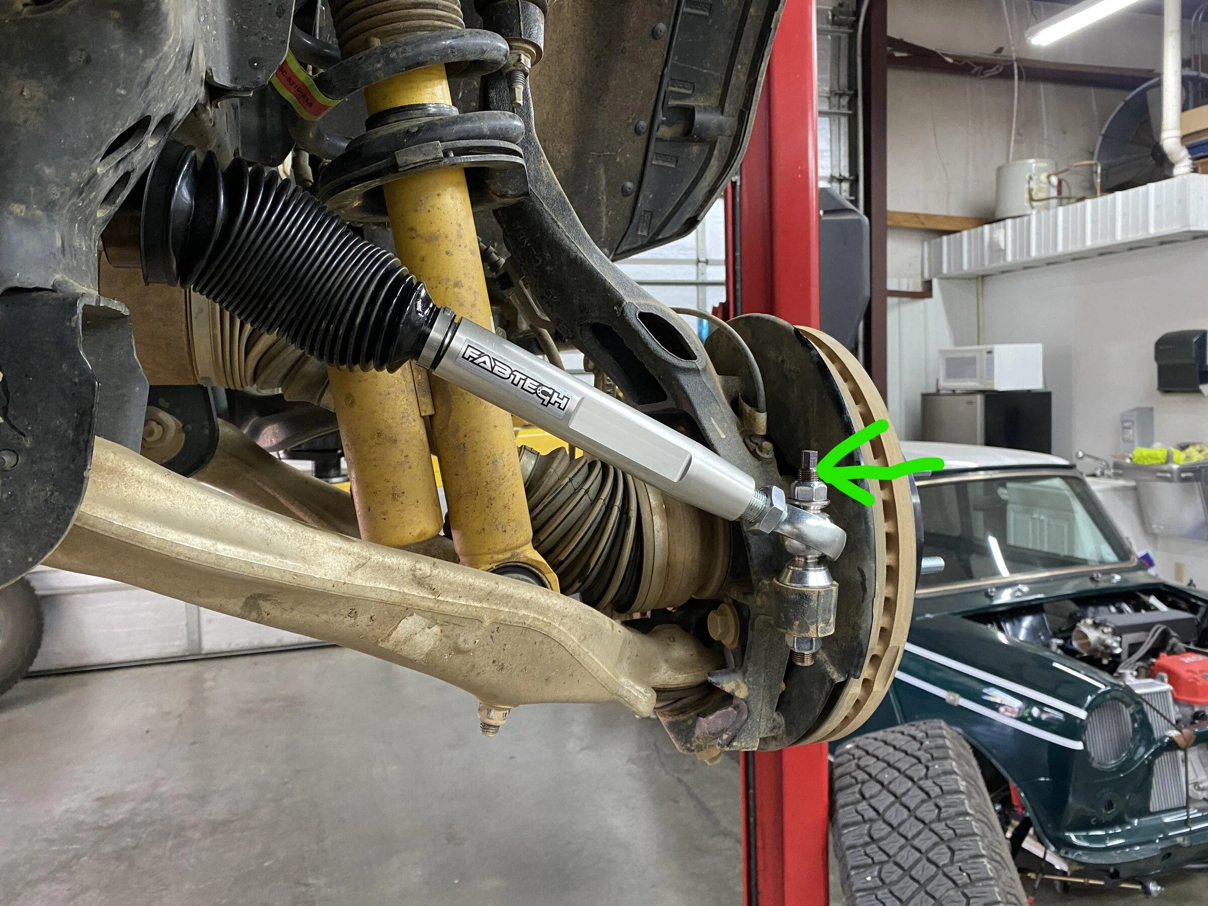 Ford Bronco Fabtech Tie Rod Replacement tie rod