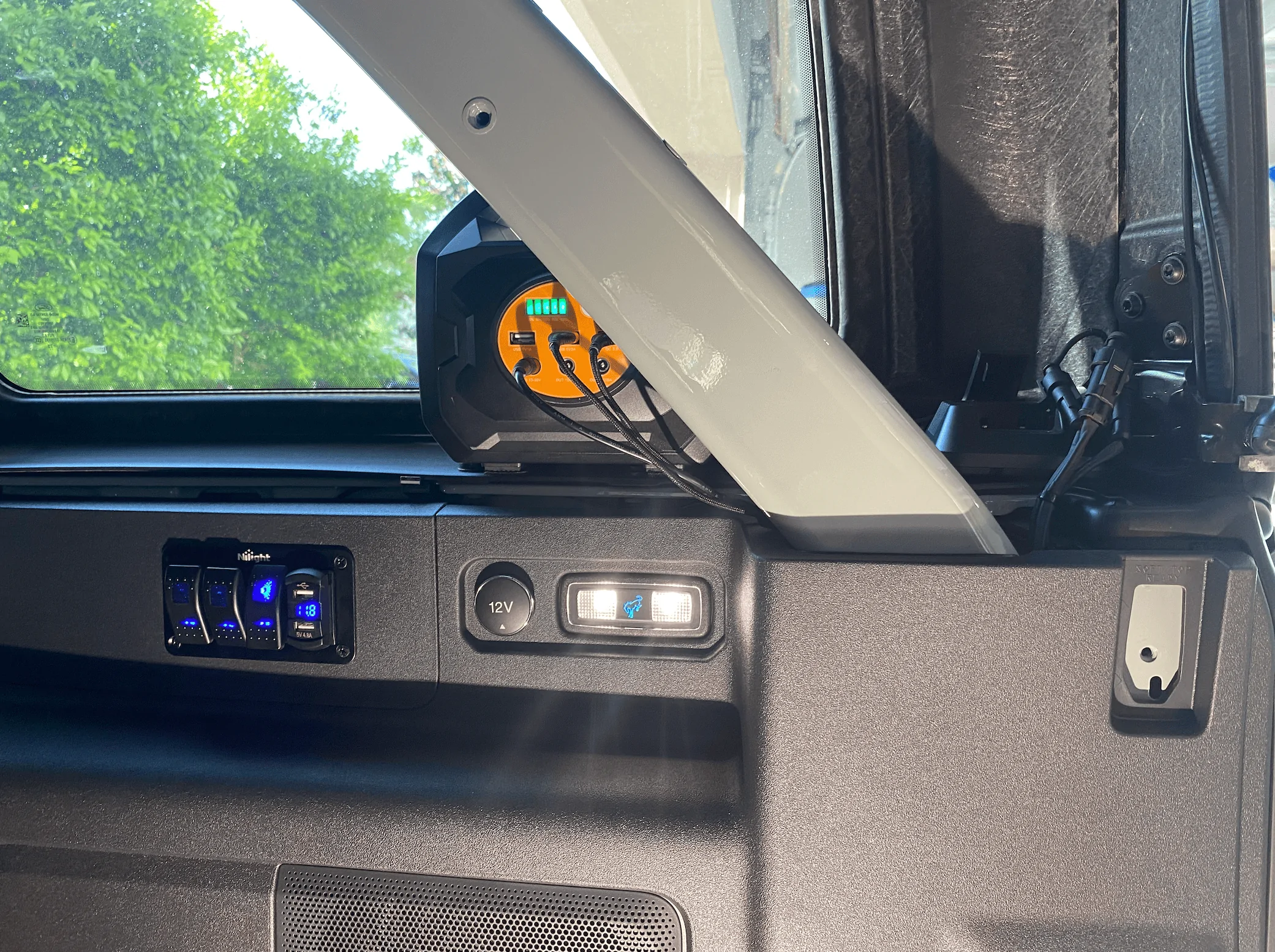 Ford Bronco Additional Cargo Area Lighting DIY - Done ✅ Screen Shot 2022-04-27 at 10.26.48 AM
