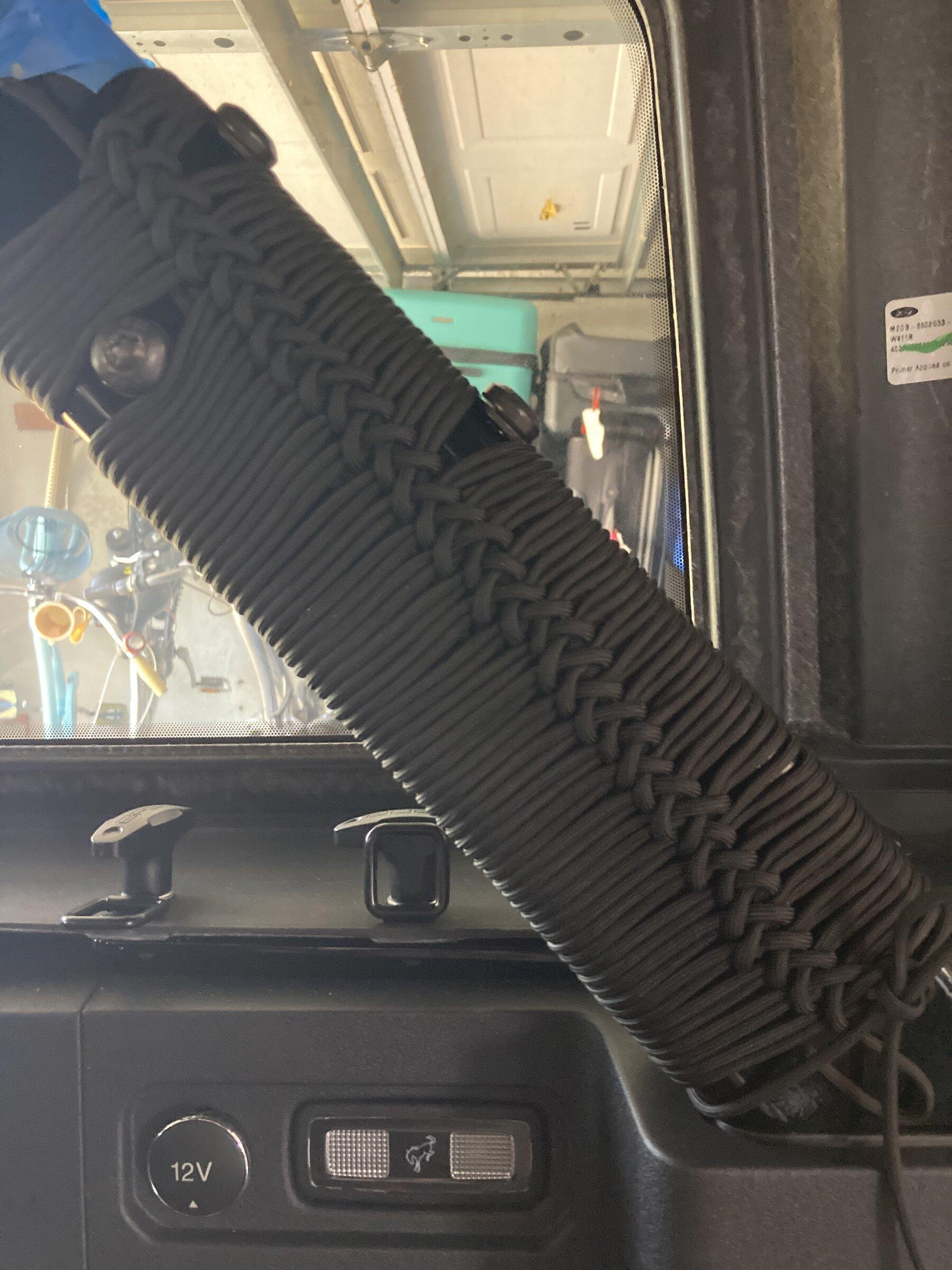 Ford Bronco Paracord Roll Bar Protection Installed CA31C0C8-546A-492F-831F-67B3B45CC11E