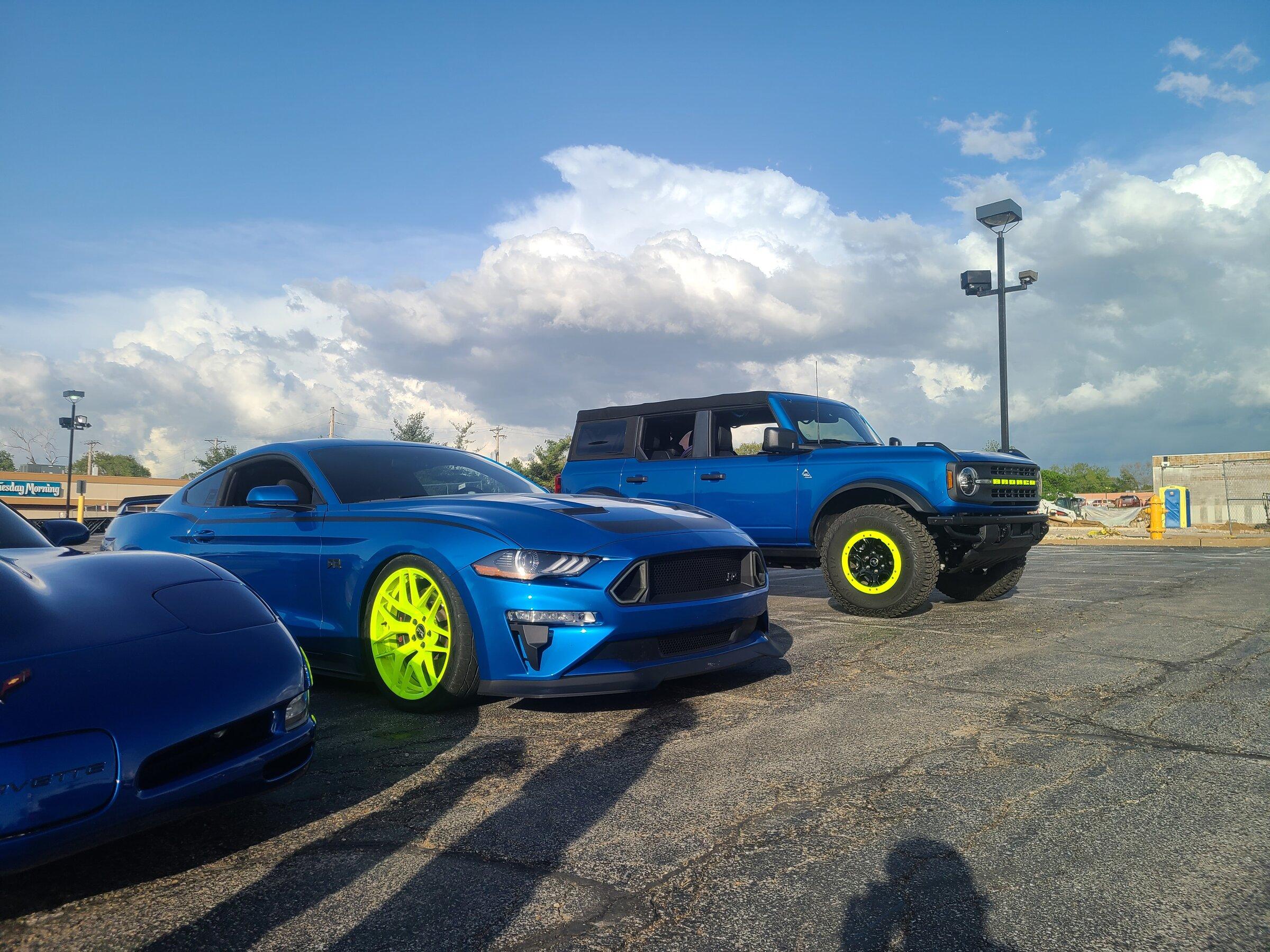 Ford Bronco Had both ponies out last Saturday 20220430_180837