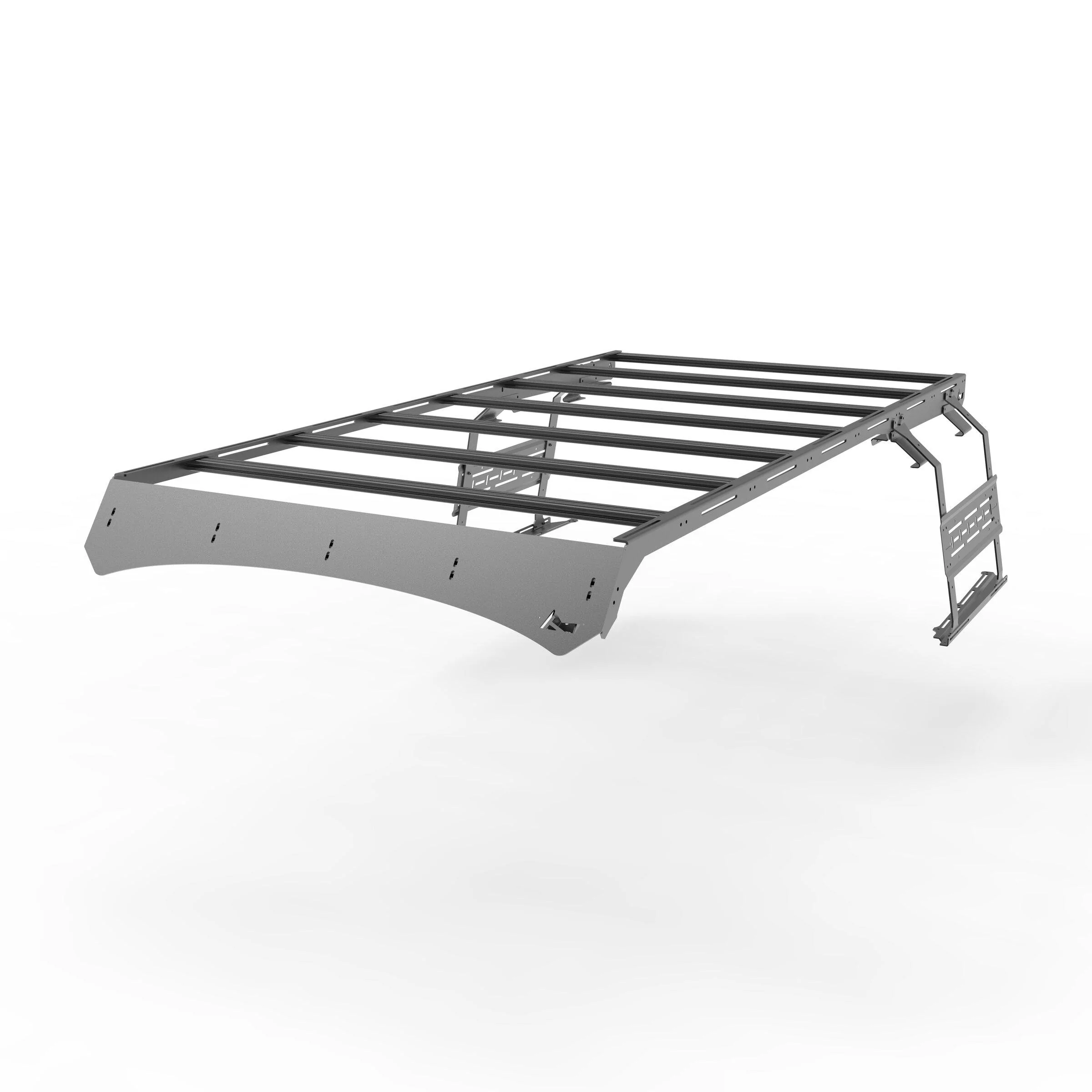 Ford Bronco TrailRax Modular Roof Rack Development & Details tr-fb-4d-mrr-fl-pr-front-view-1-jpg