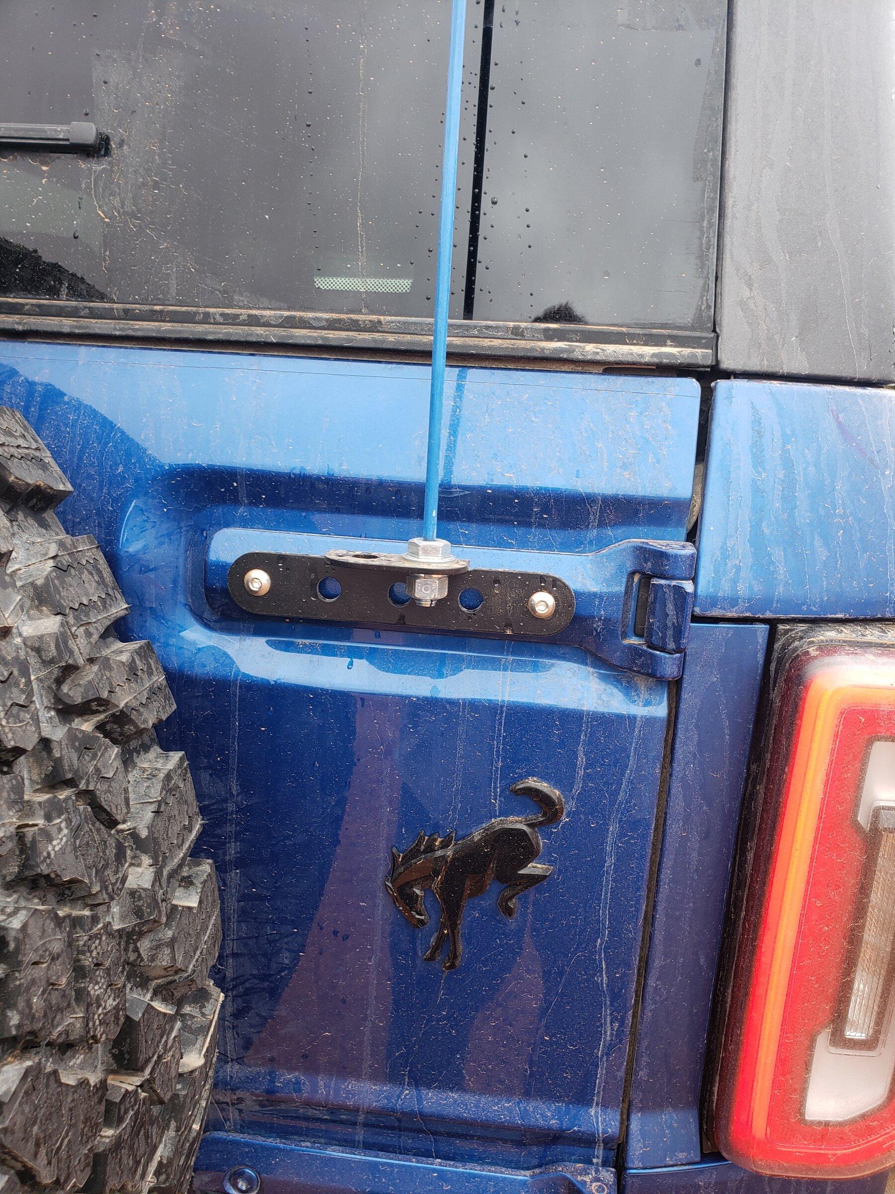 Ford Bronco GMRS (HAM/CB/MURS,etc) rear antenna mount Antenna mount