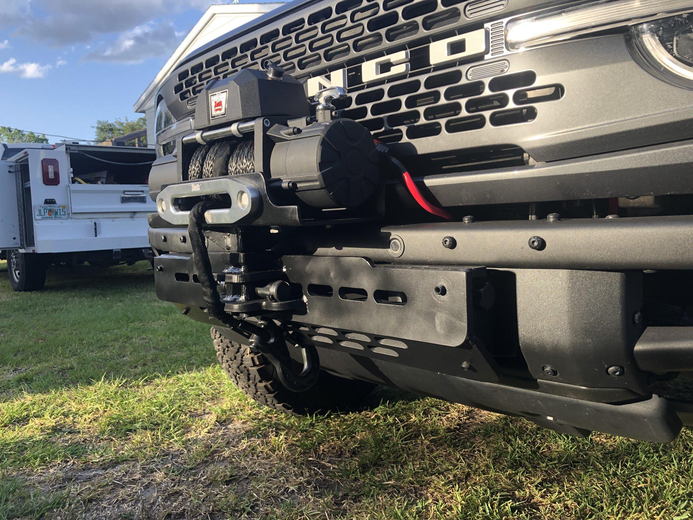 Ford Bronco My custom fabricated "Hutch Mount." Drop-on two bolt weekend winch mount. 1AF502BA-42FD-4B19-9A37-75B4290FB0E8