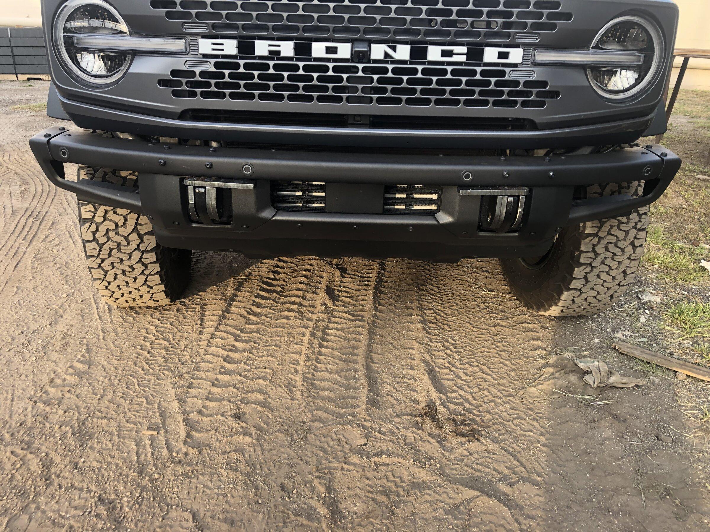 Ford Bronco My custom fabricated "Hutch Mount." Drop-on two bolt weekend winch mount. D77043CD-3820-4FF6-9EAC-FAAE7D8BB01C