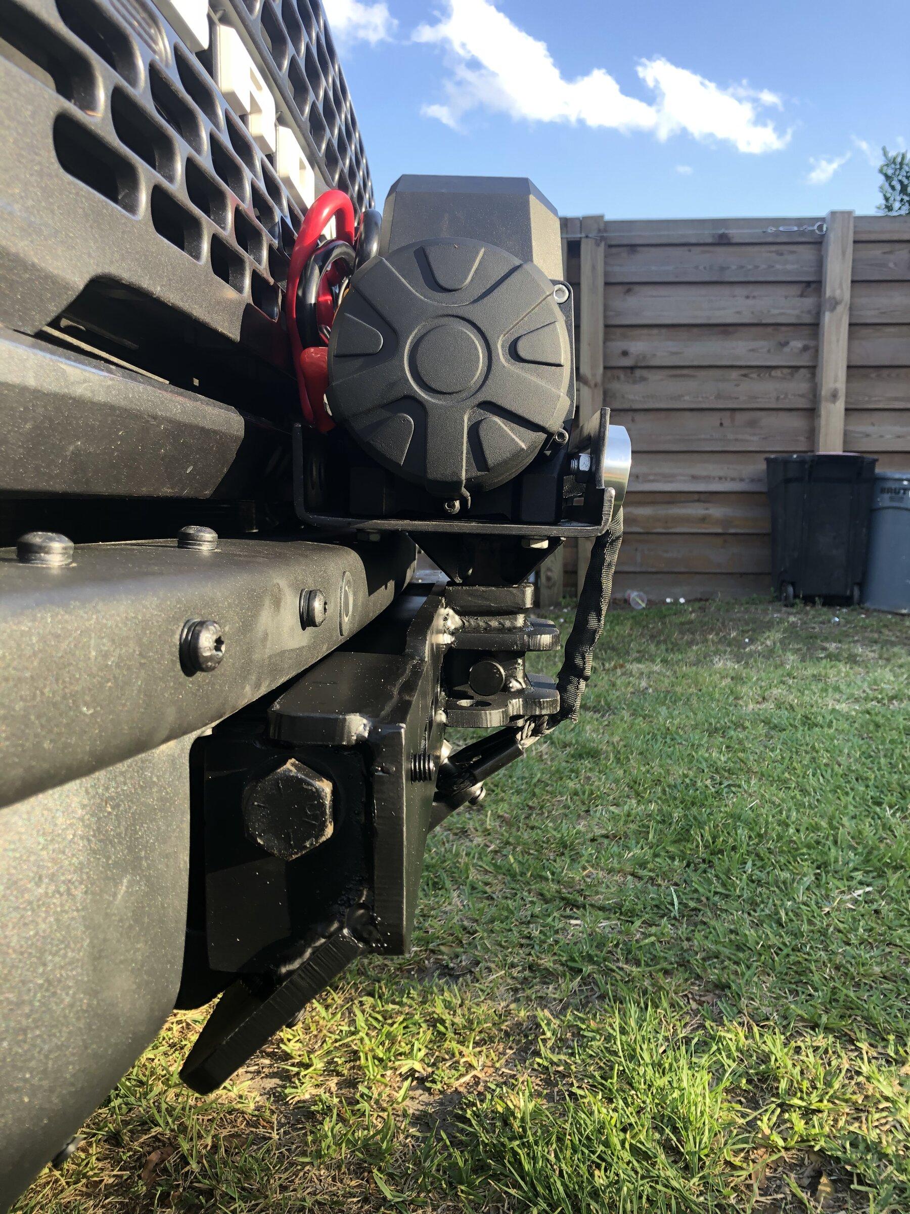 Ford Bronco My custom fabricated "Hutch Mount." Drop-on two bolt weekend winch mount. 4D174FC2-20D4-4AEB-9F9C-6BD8A2264751
