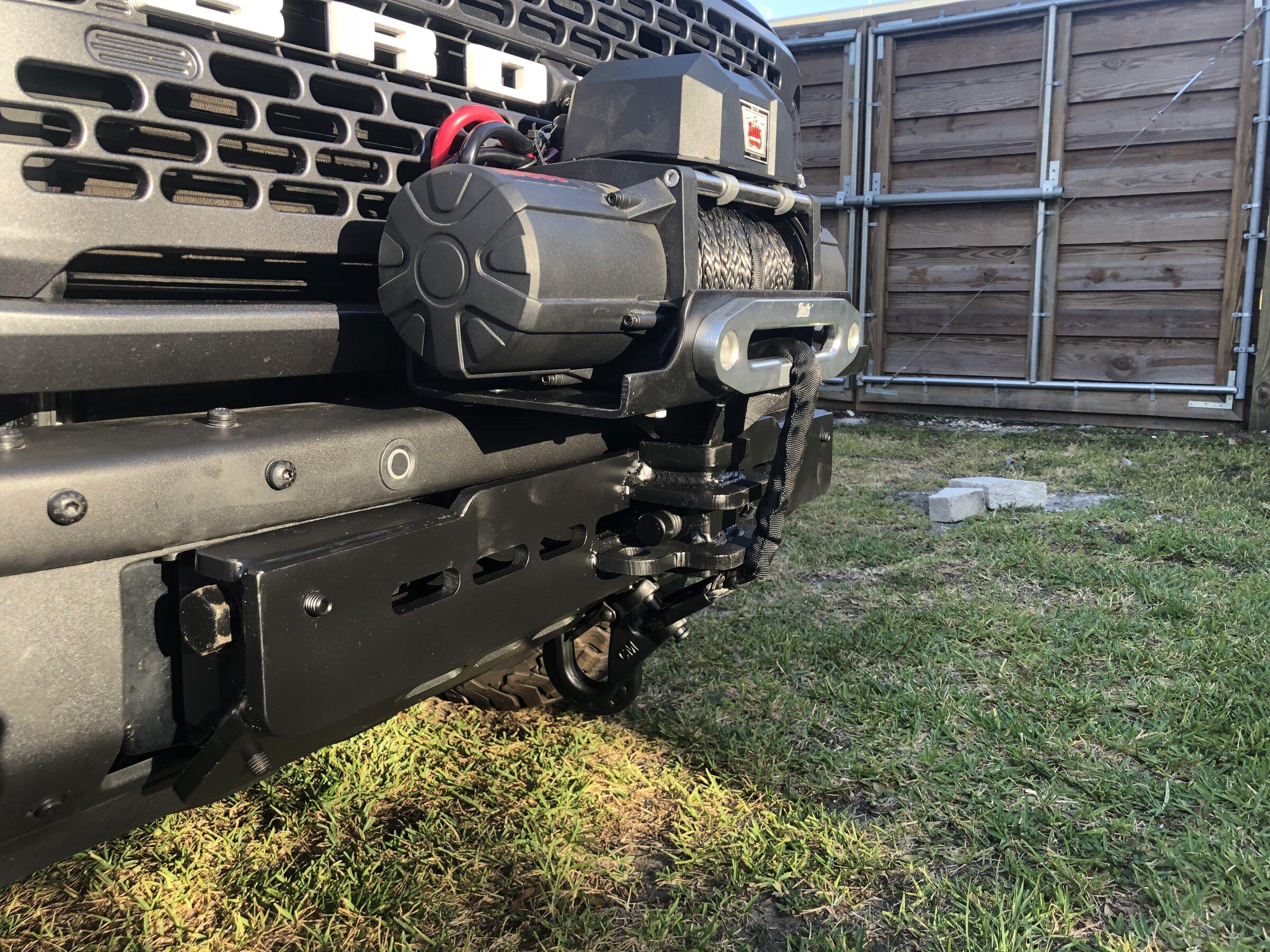 Ford Bronco My custom fabricated "Hutch Mount." Drop-on two bolt weekend winch mount. 414F34A2-6926-4A5D-85DC-D98BEB1B8B7F