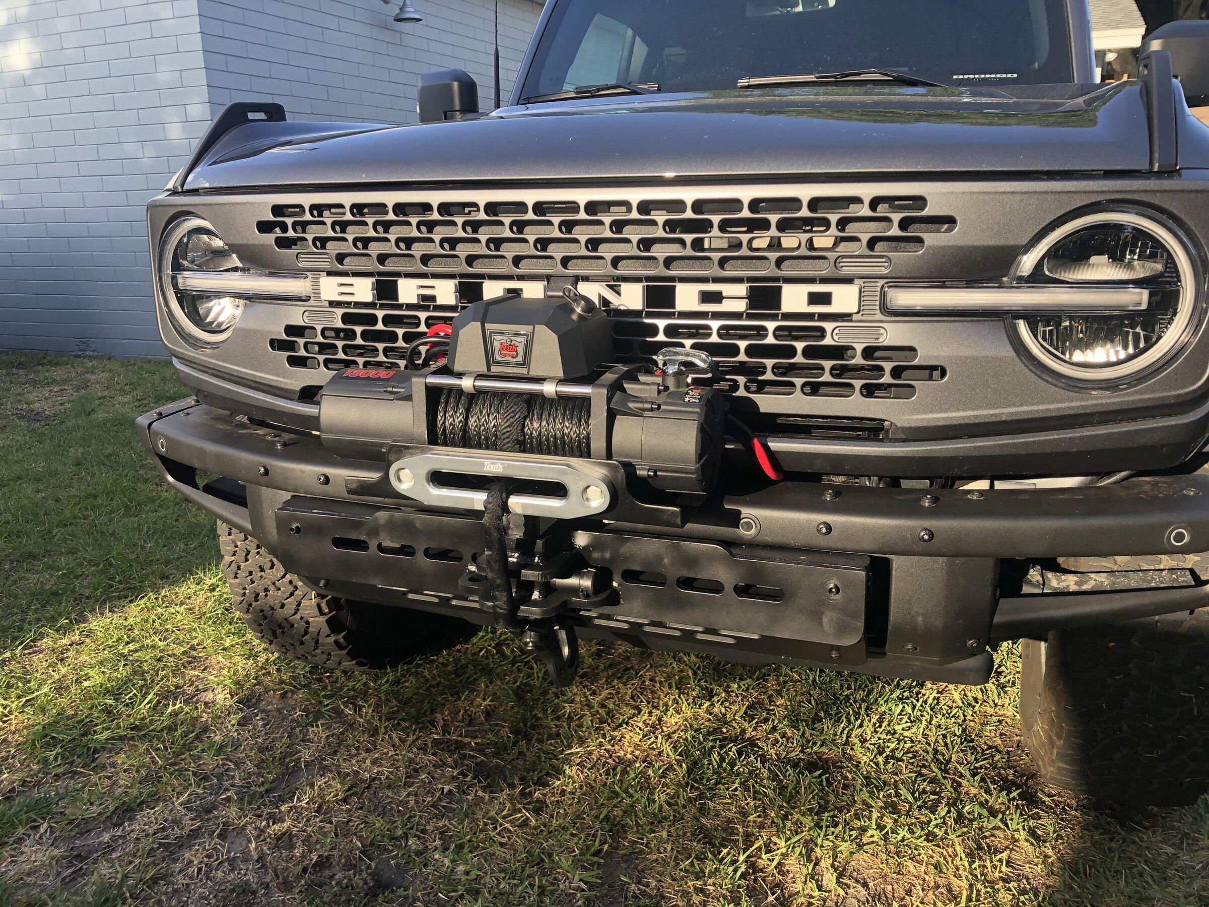 Ford Bronco My custom fabricated "Hutch Mount." Drop-on two bolt weekend winch mount. D1865B8A-C08B-490F-9451-8E199A4B6FC7