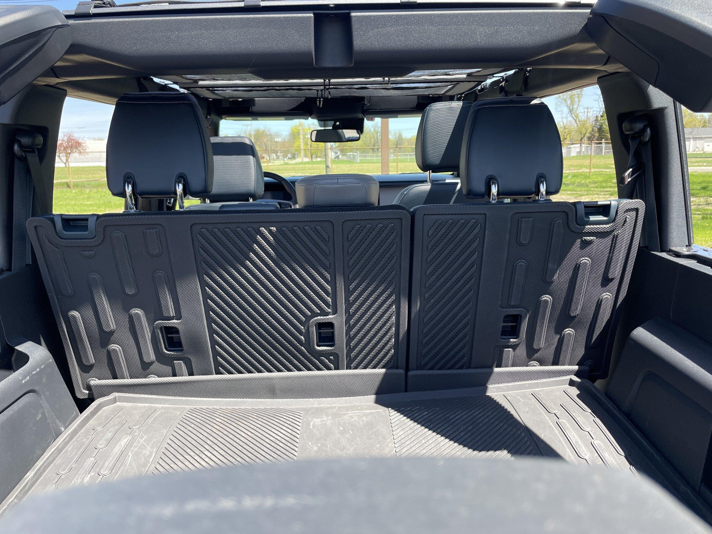 Ford Bronco MGV seat backside is what material? image