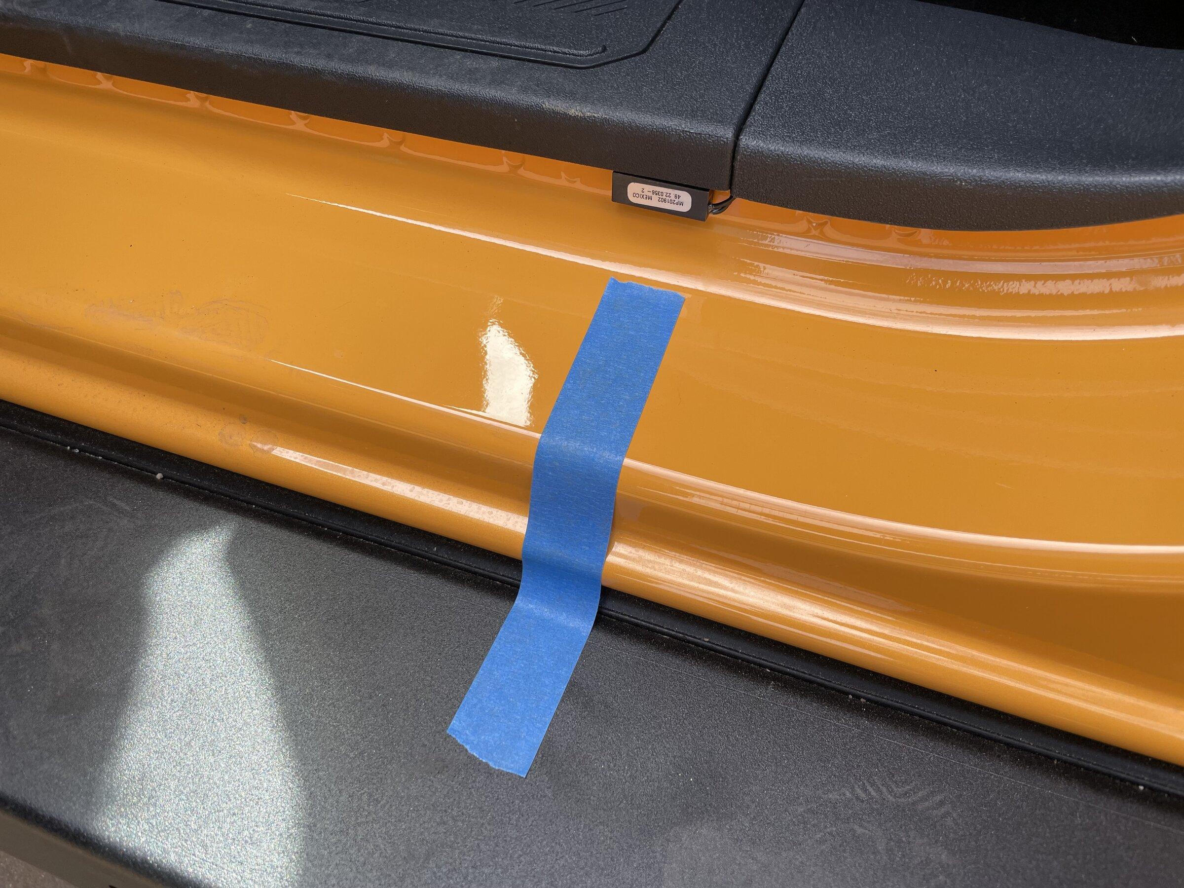 Ford Bronco Installed Rock Slide Engineering step slider IMG_1894