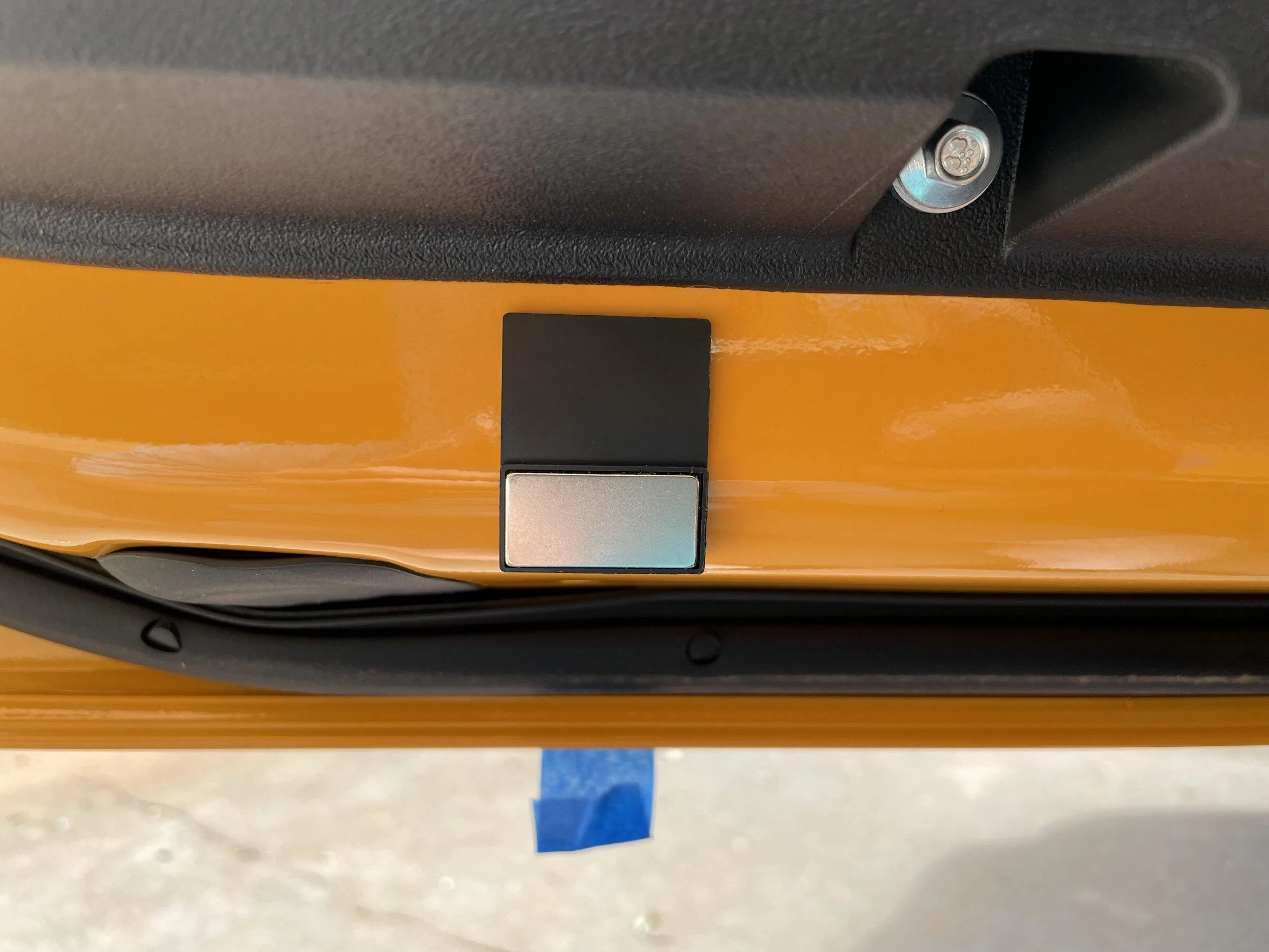 Ford Bronco Installed Rock Slide Engineering step slider IMG_1898