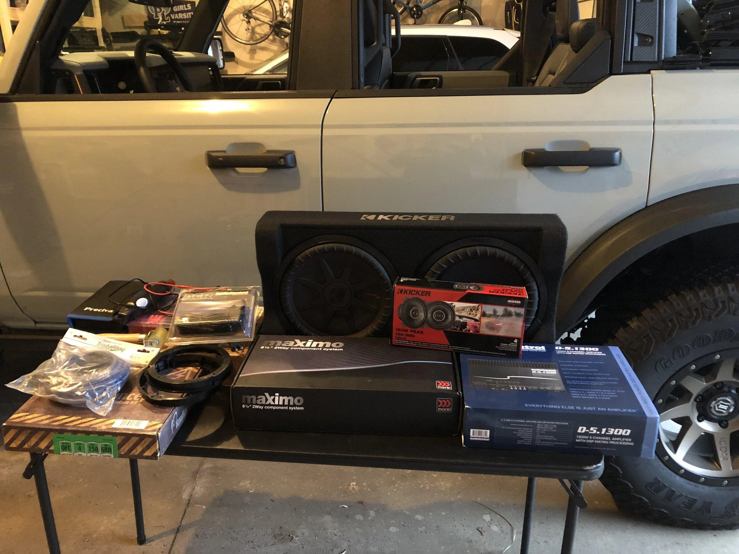 Ford Bronco Complete Stereo Install - Amp, DSP, Speakers and Sub.  Lots of Pictures. stereo equipment