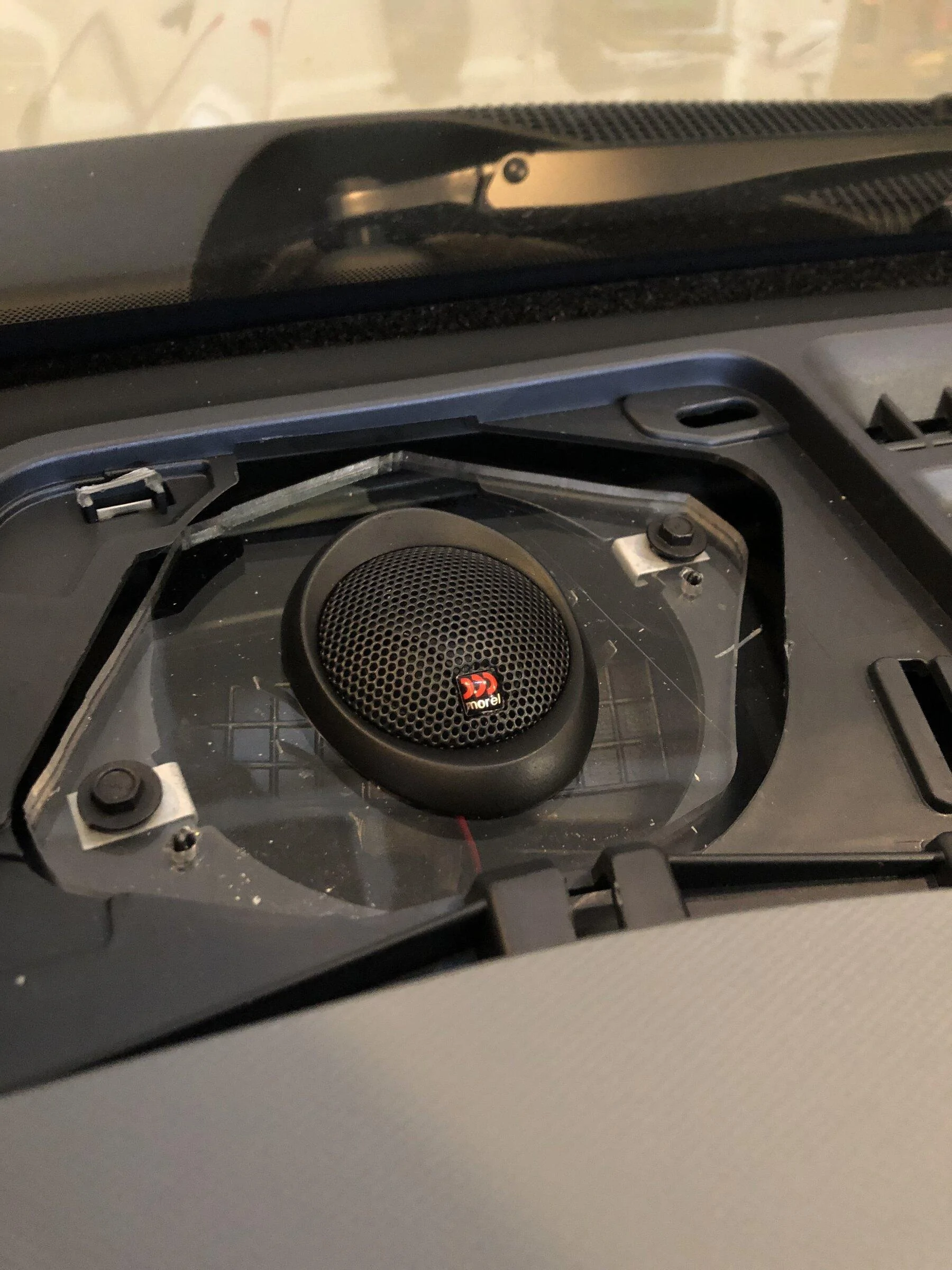 Ford Bronco Complete Stereo Install - Amp, DSP, Speakers and Sub.  Lots of Pictures. tweeter