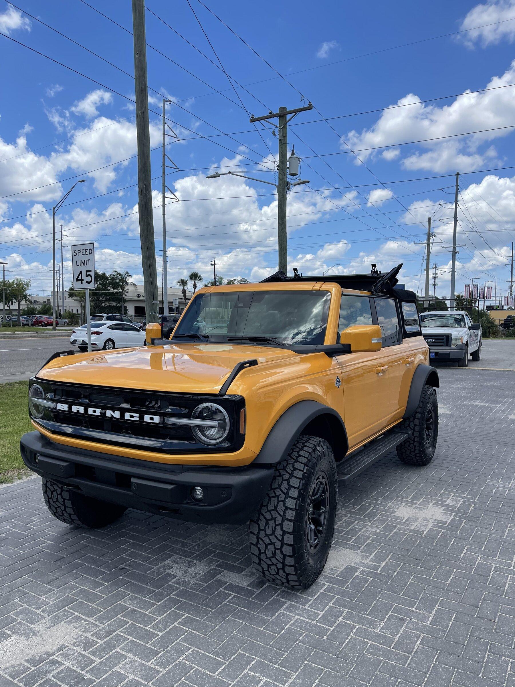 Ford Bronco Show us your installed wheel / tire upgrades here! (Pics) IMG-1540