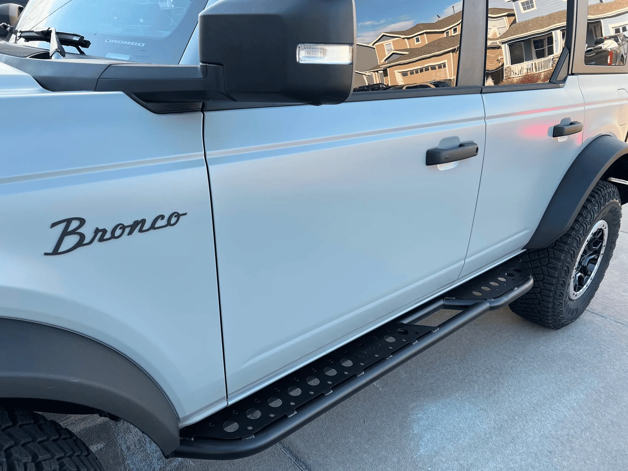Ford Bronco Matte PPF wrap installed on Rapid Red 1652132217488