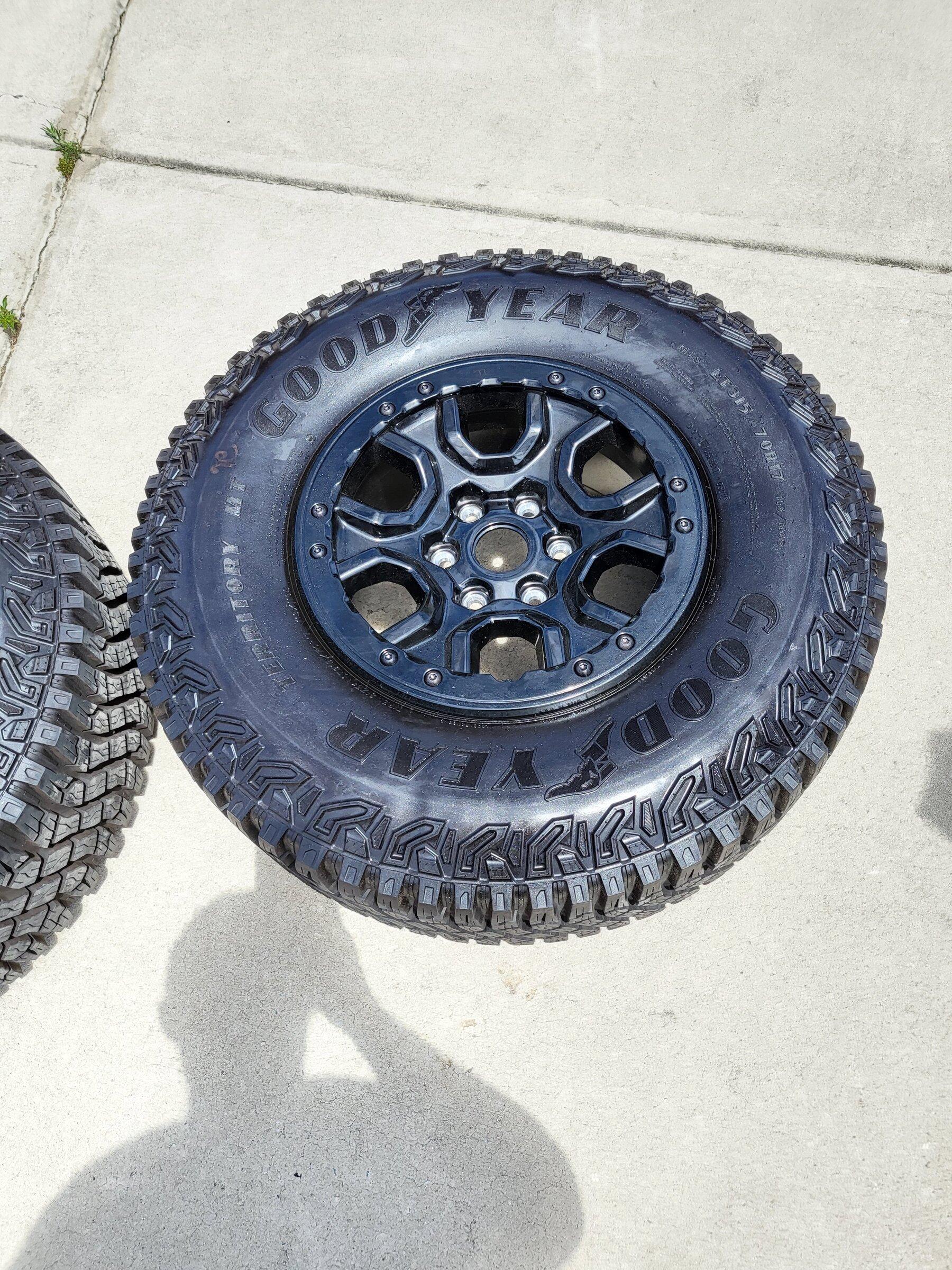 Ford Bronco Complete Wildtrak Wheel Setup. 20220508_123922