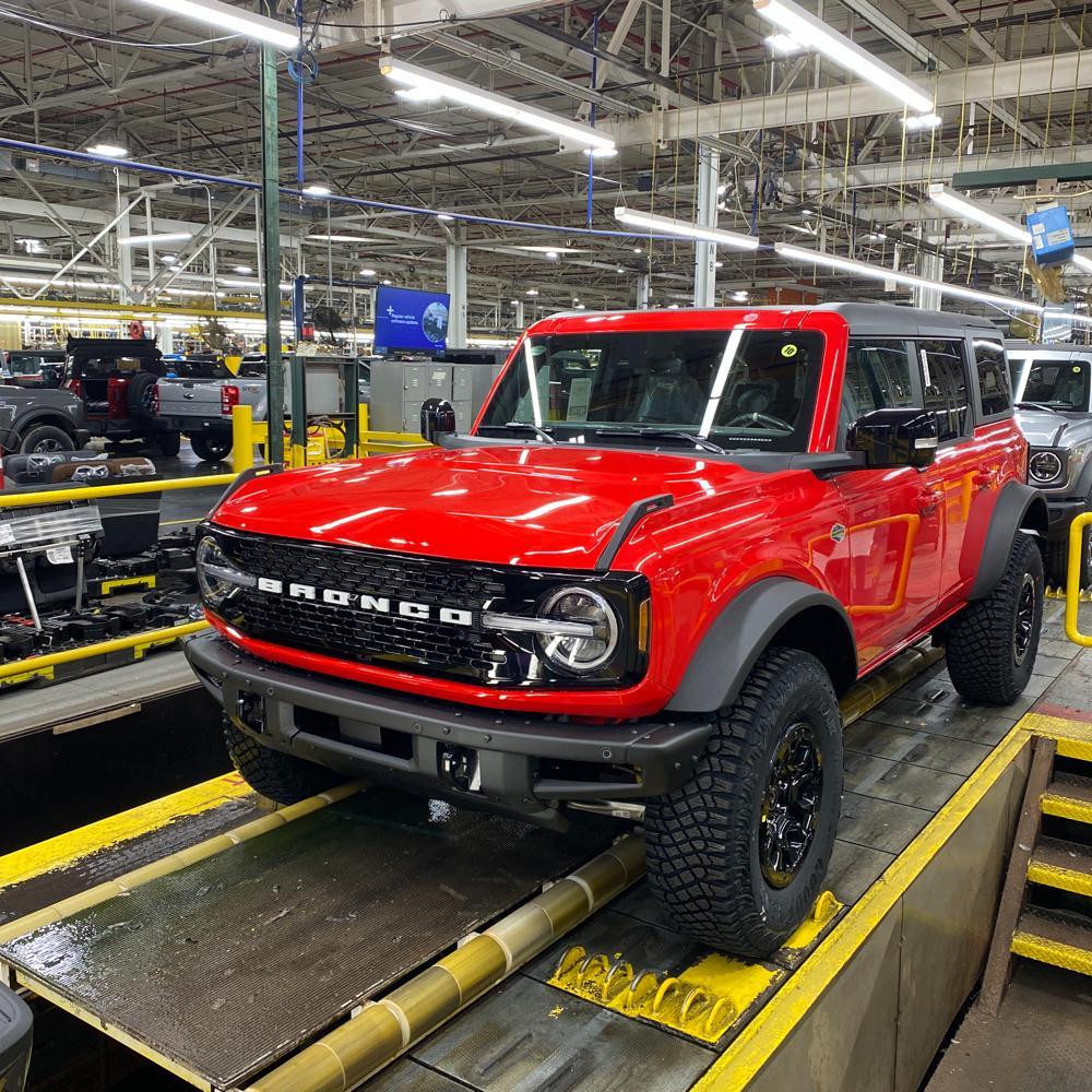 Ford Bronco Amber Directionals Bronco Assembly Line
