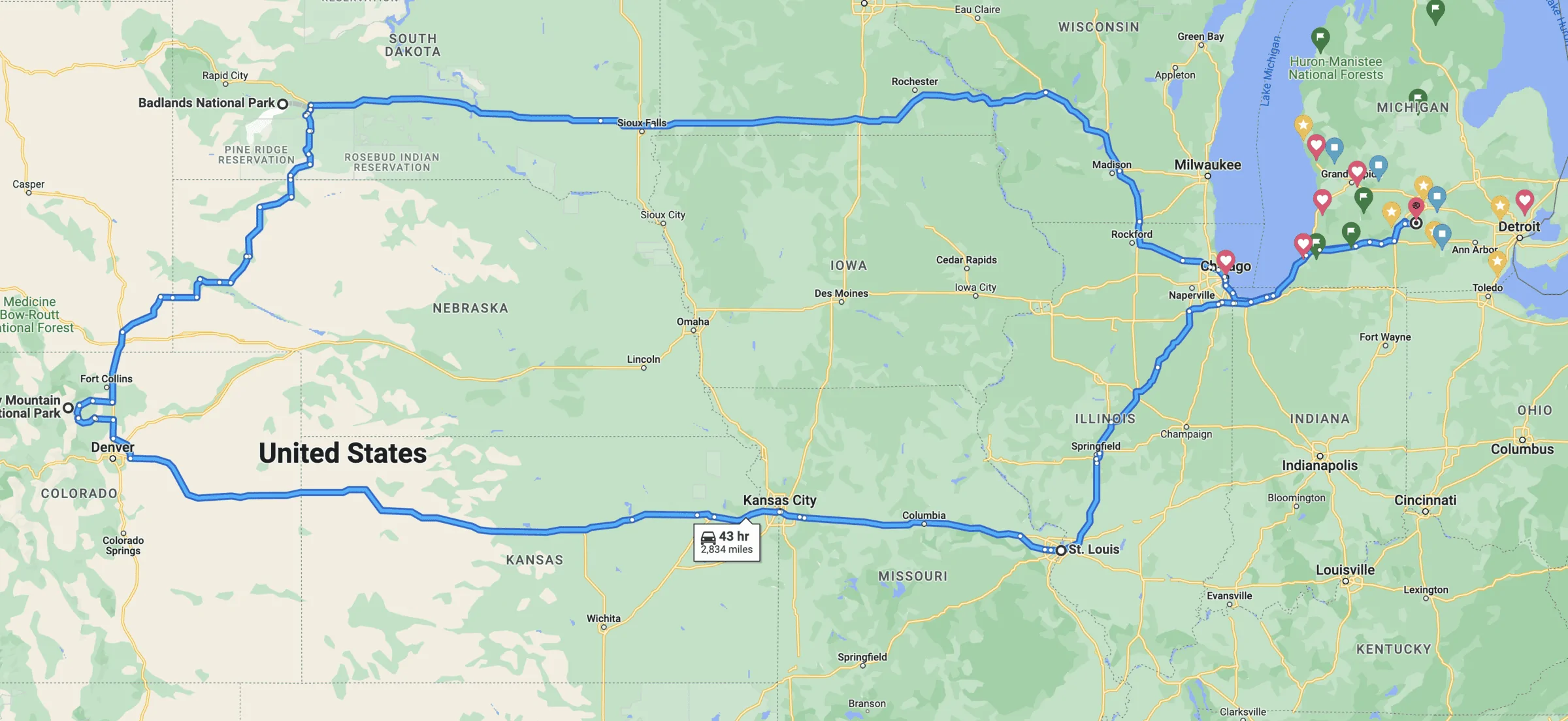 Ford Bronco Good trip (4000 miles) to see real highway mileage of Bronco 2.7L Screen Shot 2022-05-10 at 19.48.17 PM