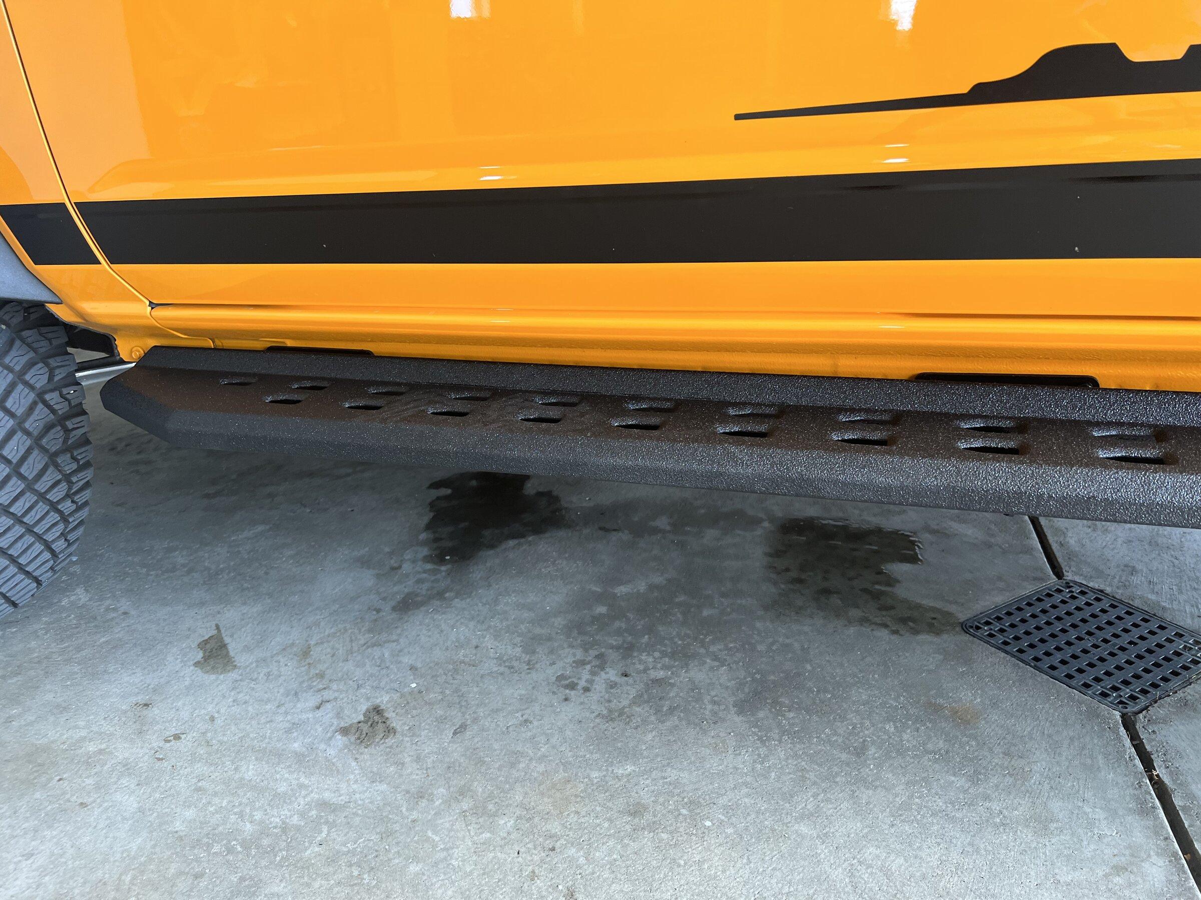 Ford Bronco Installed GORHINO side steps with the bedliner coating! 6BF42F71-C9DE-4644-B4A0-638734056713