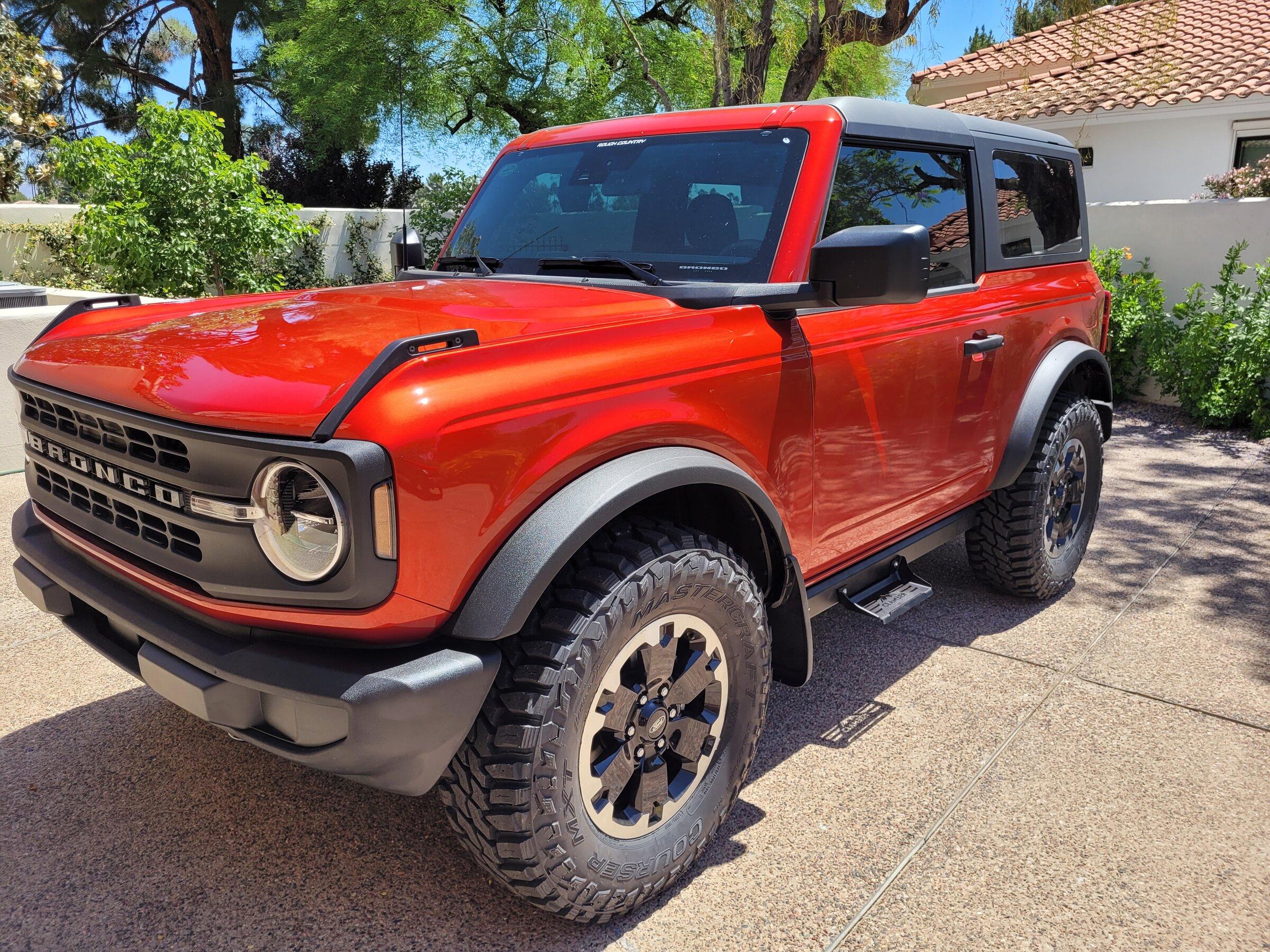 Ford Bronco Hot Pepper Red Base Bronco Budget Build 20220510_110658